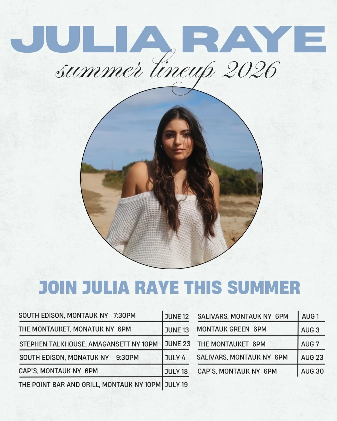 Got so many fun things lined up this summer!! Can&rsquo;t wait for another amazing season filled with a bunch of new music. Hope to see you guys there singing and dancing along with me🤍✨🕺🎤