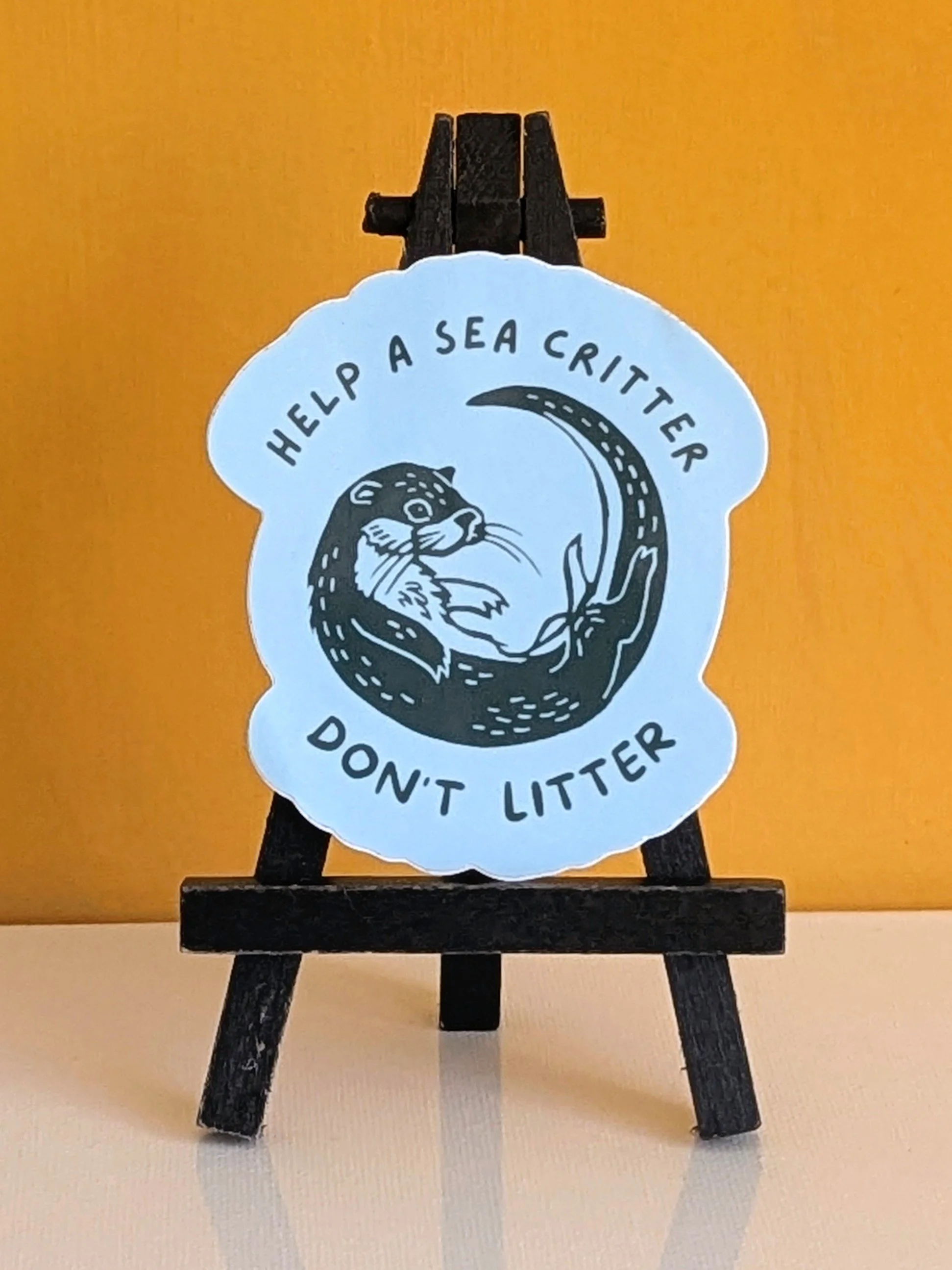 Help A Sea Critter(Sea Otter) Sticker