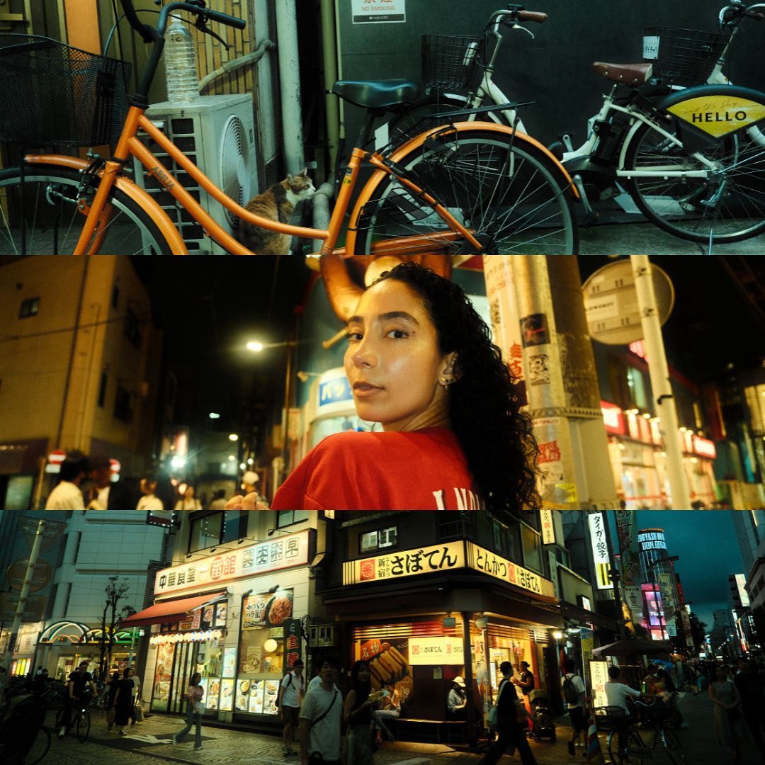 Late night Tokyo stroll after a tea ceremony and making 和菓子🍬

I always find cats wherever I go and unfortunately the lil Tokyo cat in the last pic was not very nice 🐈

Pic of me taken by boo, and the rest by me 
&bull;
&bull;
&bull;
&bull;
&bull;
&
