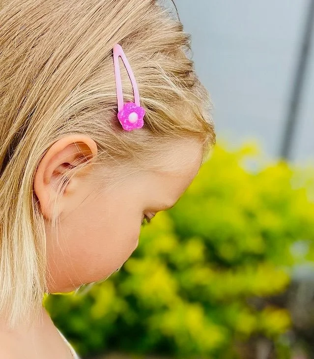Flower Hair Clips