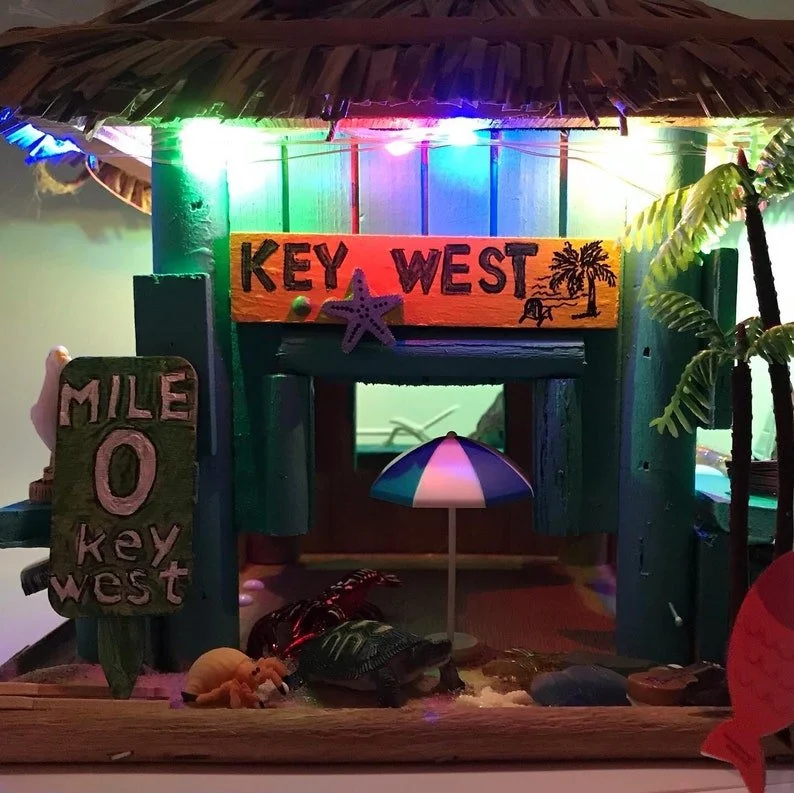 Bird House, Decorative Birdhouse, Modern Birdhouse, Hanging Birdhouse, Birdhouse Nightlight, Handmade Birdhouse, Birdhouse Outdoor