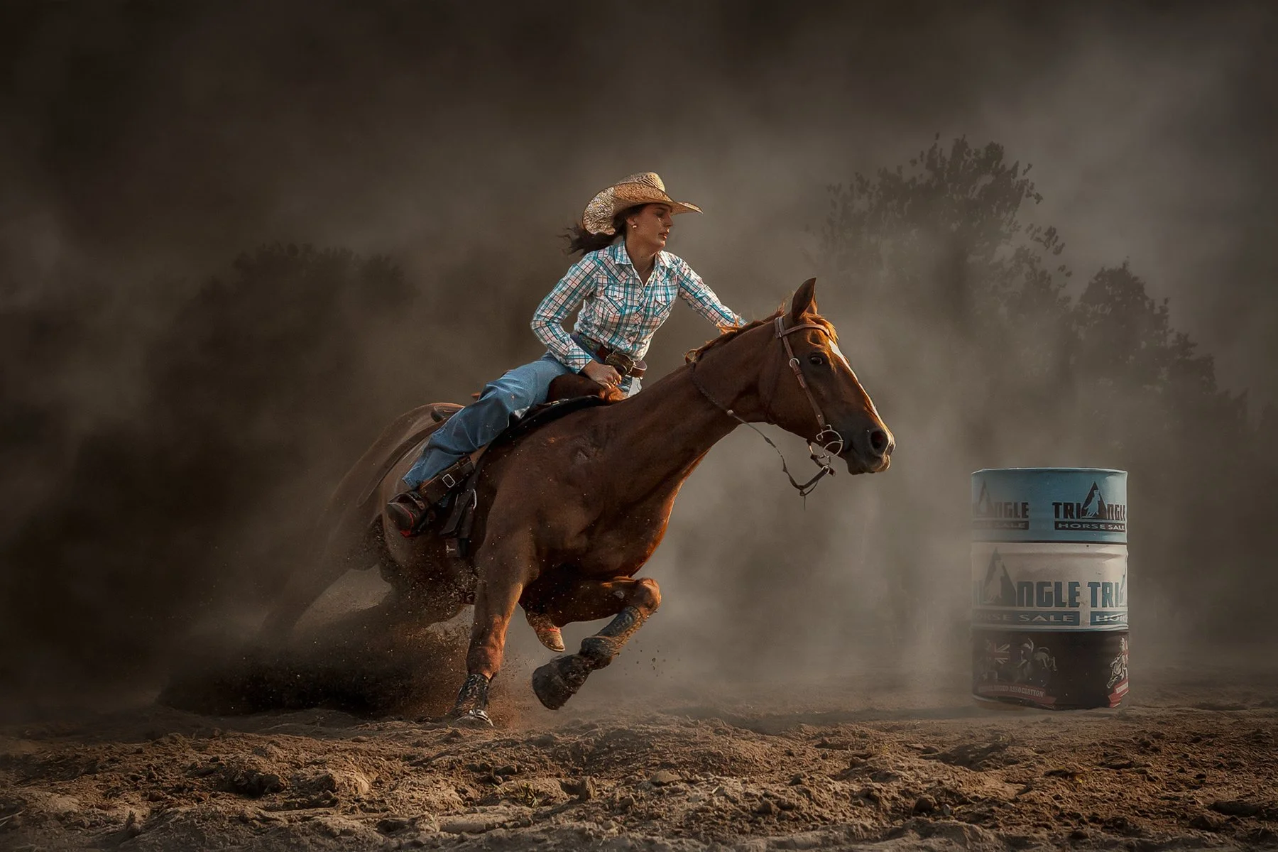 Rounding the last barrel