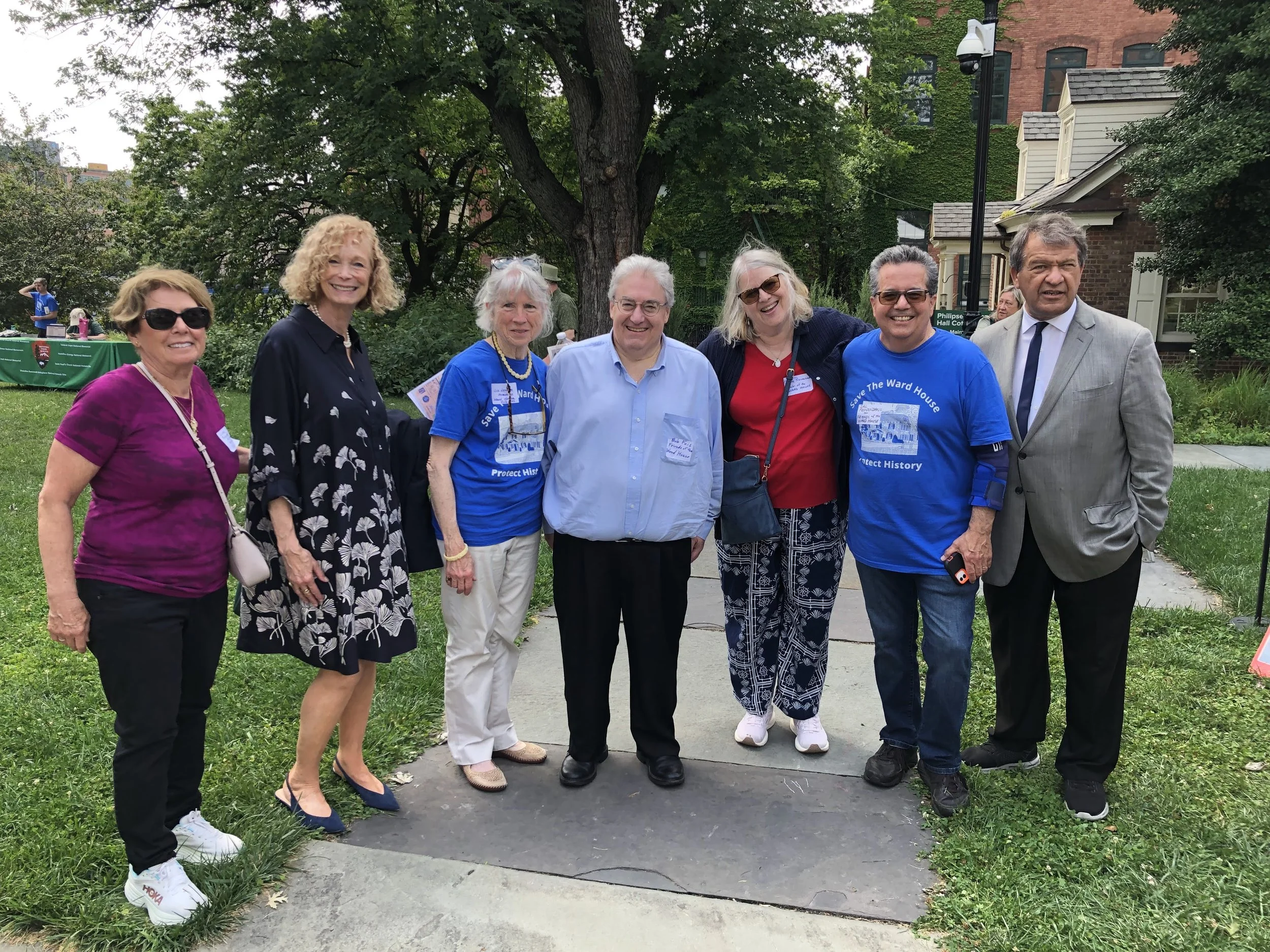 June 28, 2025: Revolutionary Westchester 250th at Philipse Manor Hall in Yonkers with US Congressman George Latimer. 