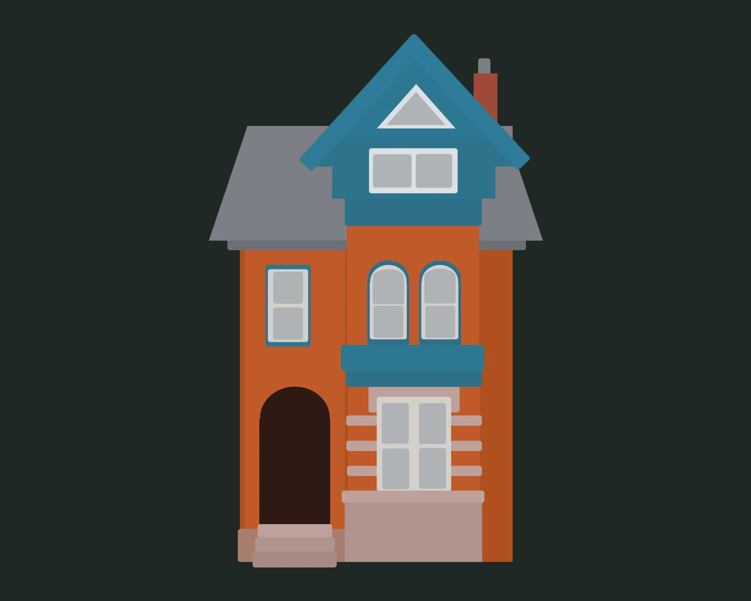Little House made in Illustrator