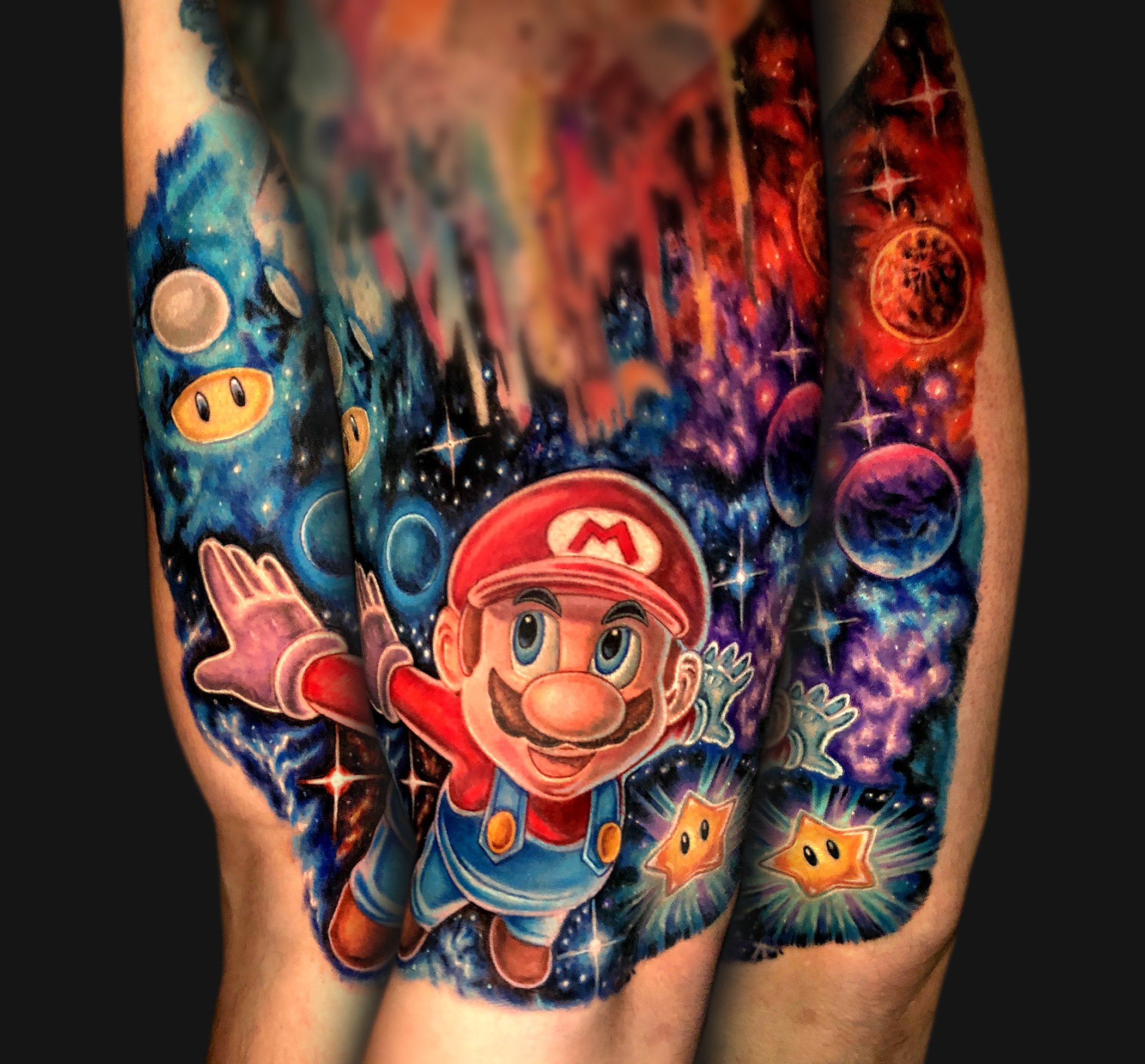 Mario Galaxy Tattoo