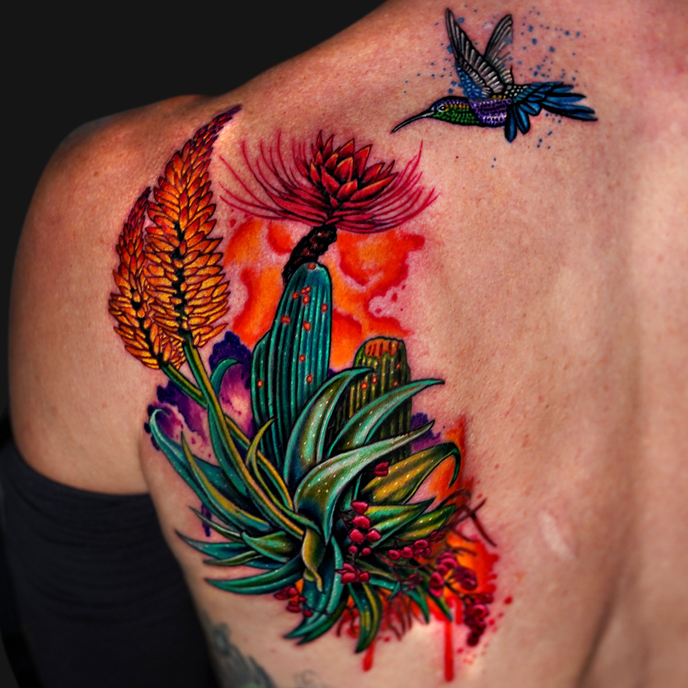 Aloe Vera Desert Tattoo