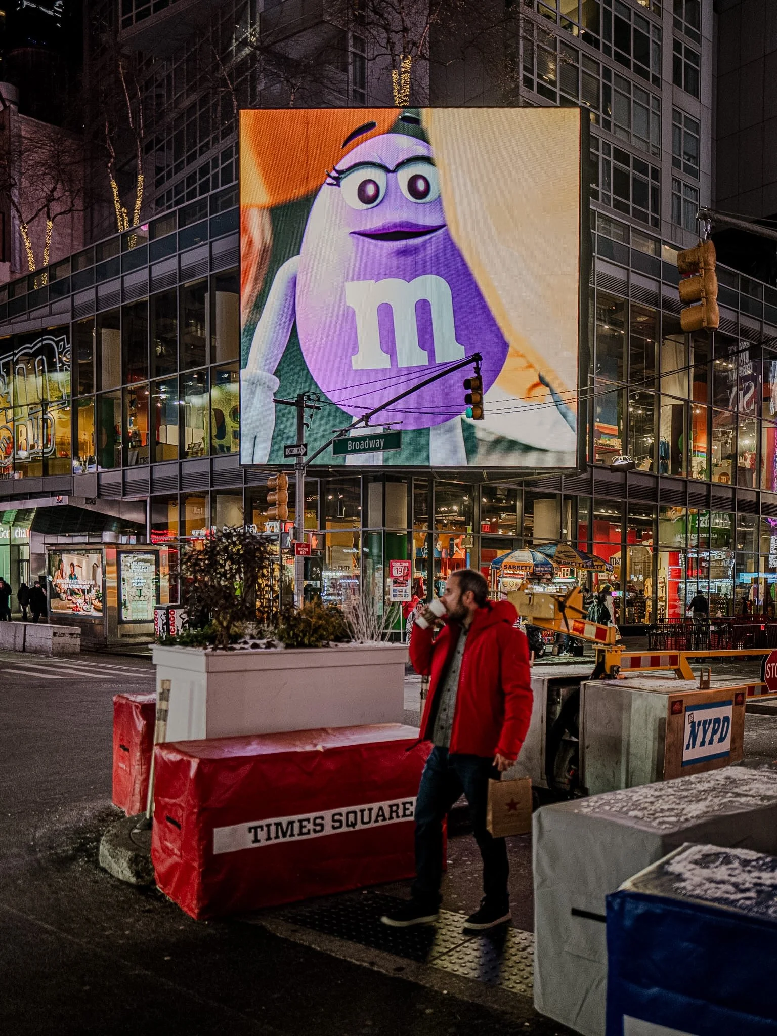 M&M am Time Square