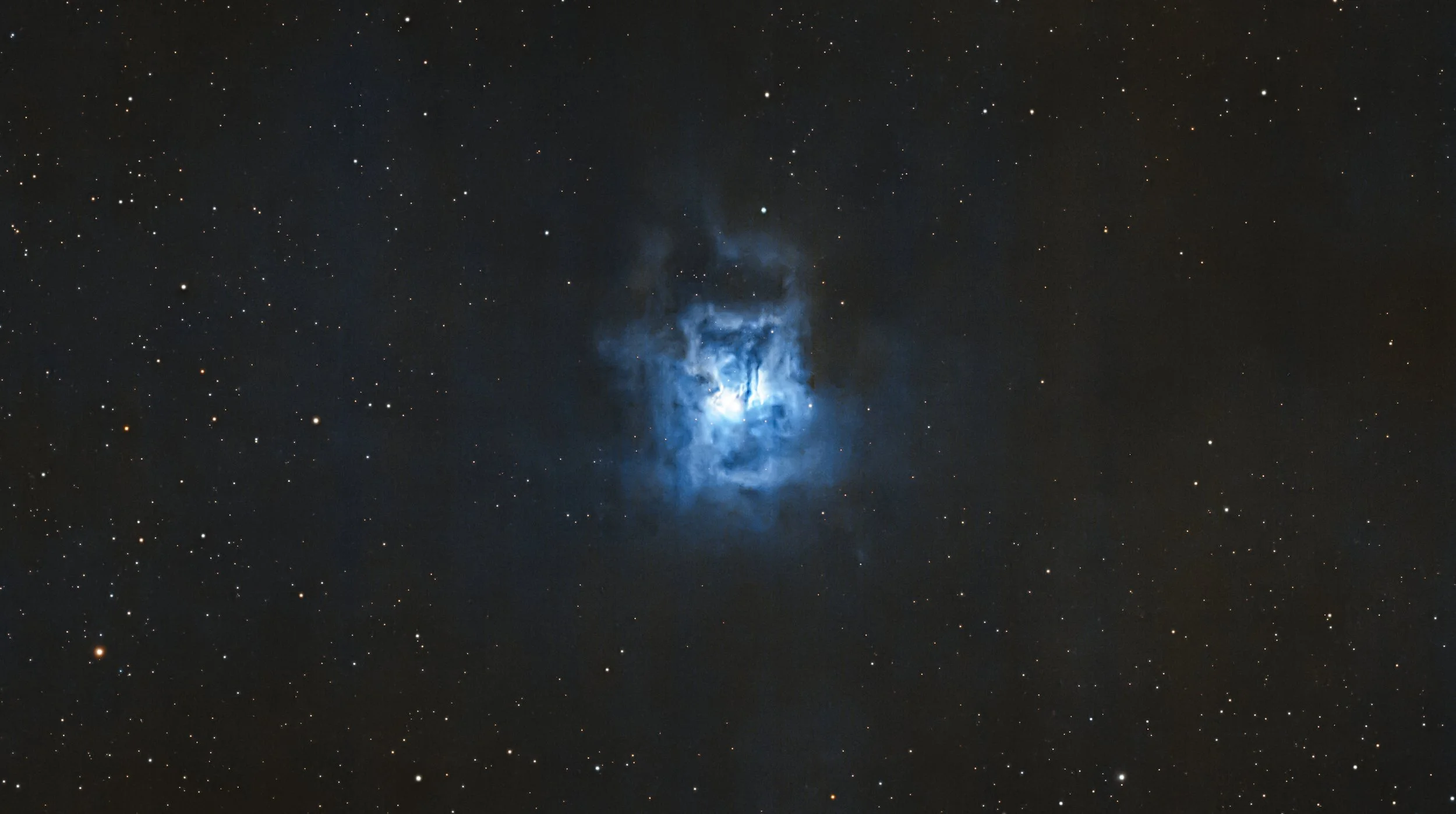 The Iris Nebula, a reflection nebula in the constellation Cepheus, approximately 1,200 light away.