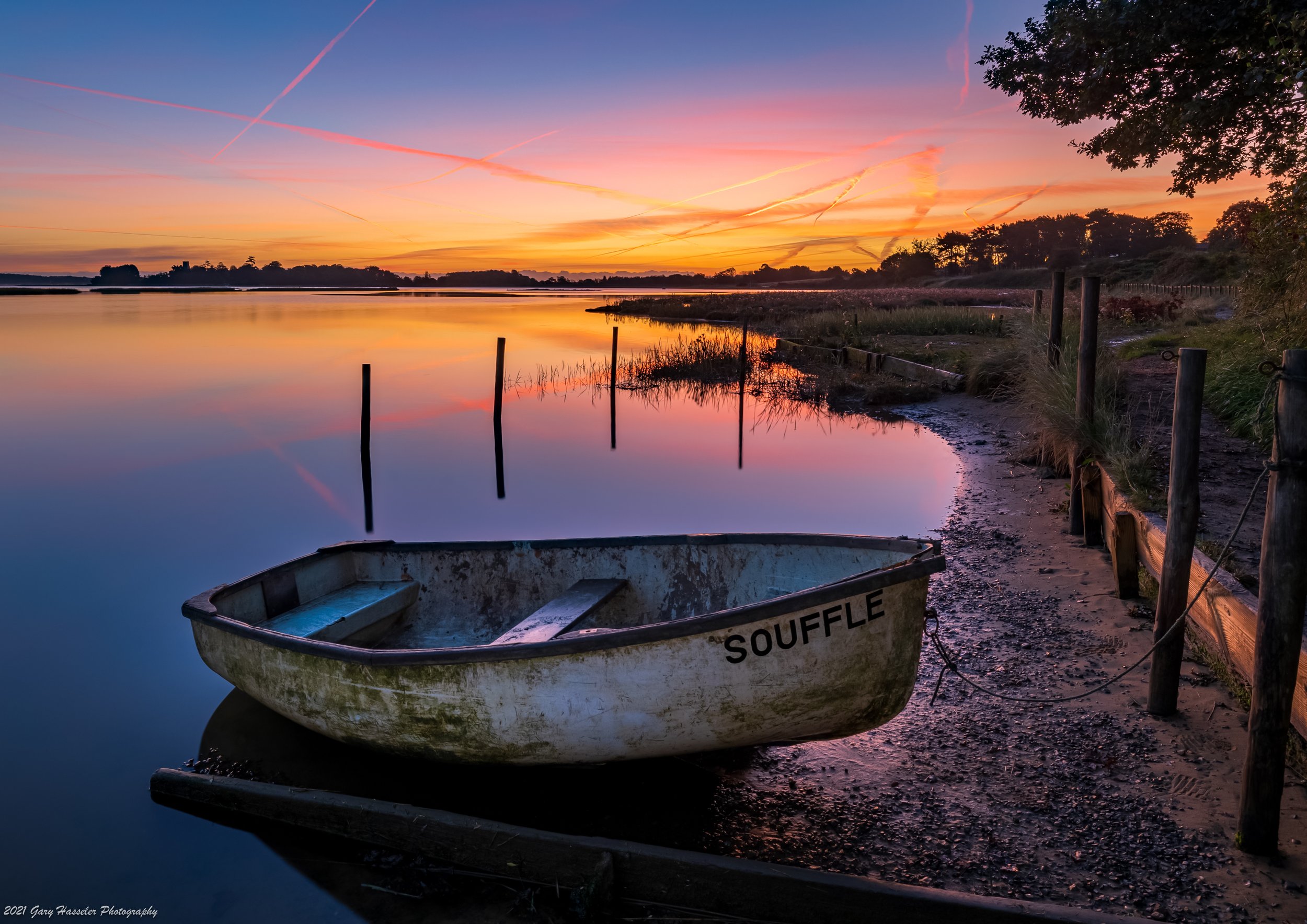 A beautiful sunrise at Iken Cliffs in Suffolk.
