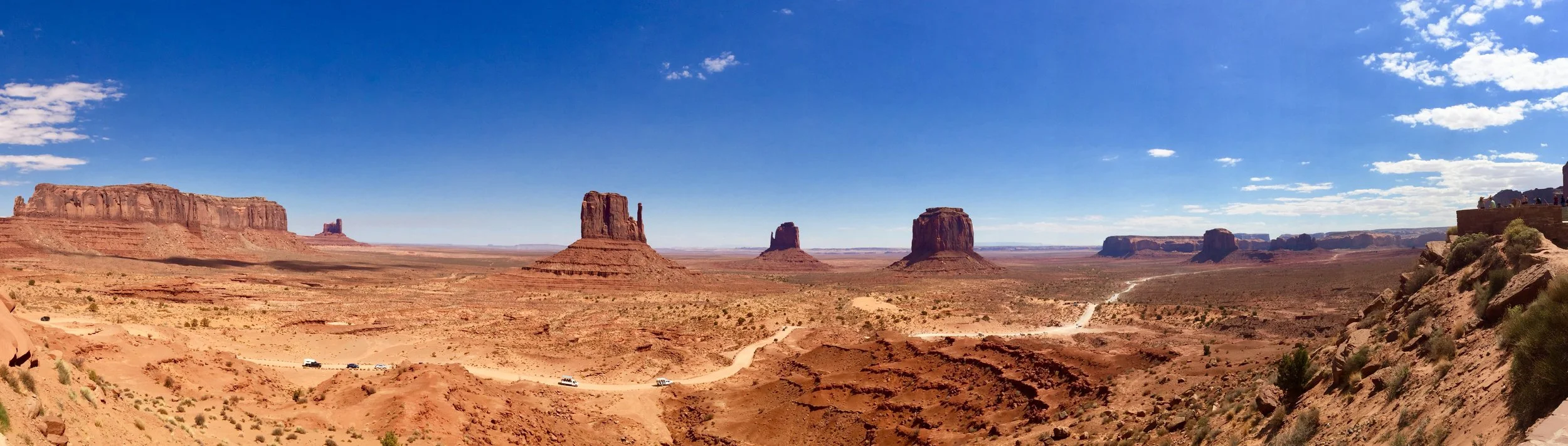 Monument Valley, on the Arizona/Utah border.