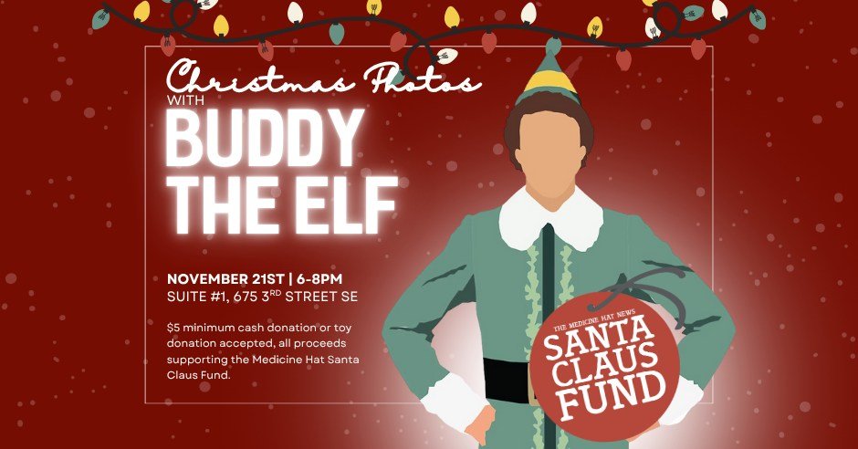 Christmas Photos with Buddy the Elf