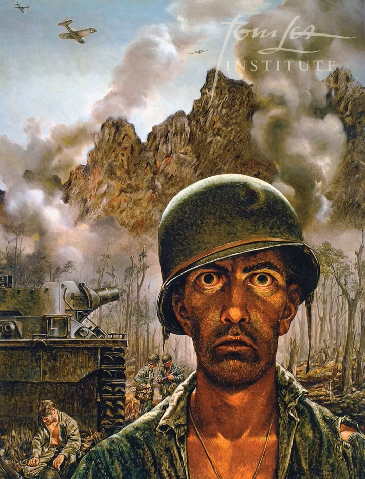 Tom Lea: Brushstrokes from the Frontlines of World War II Exhibit 