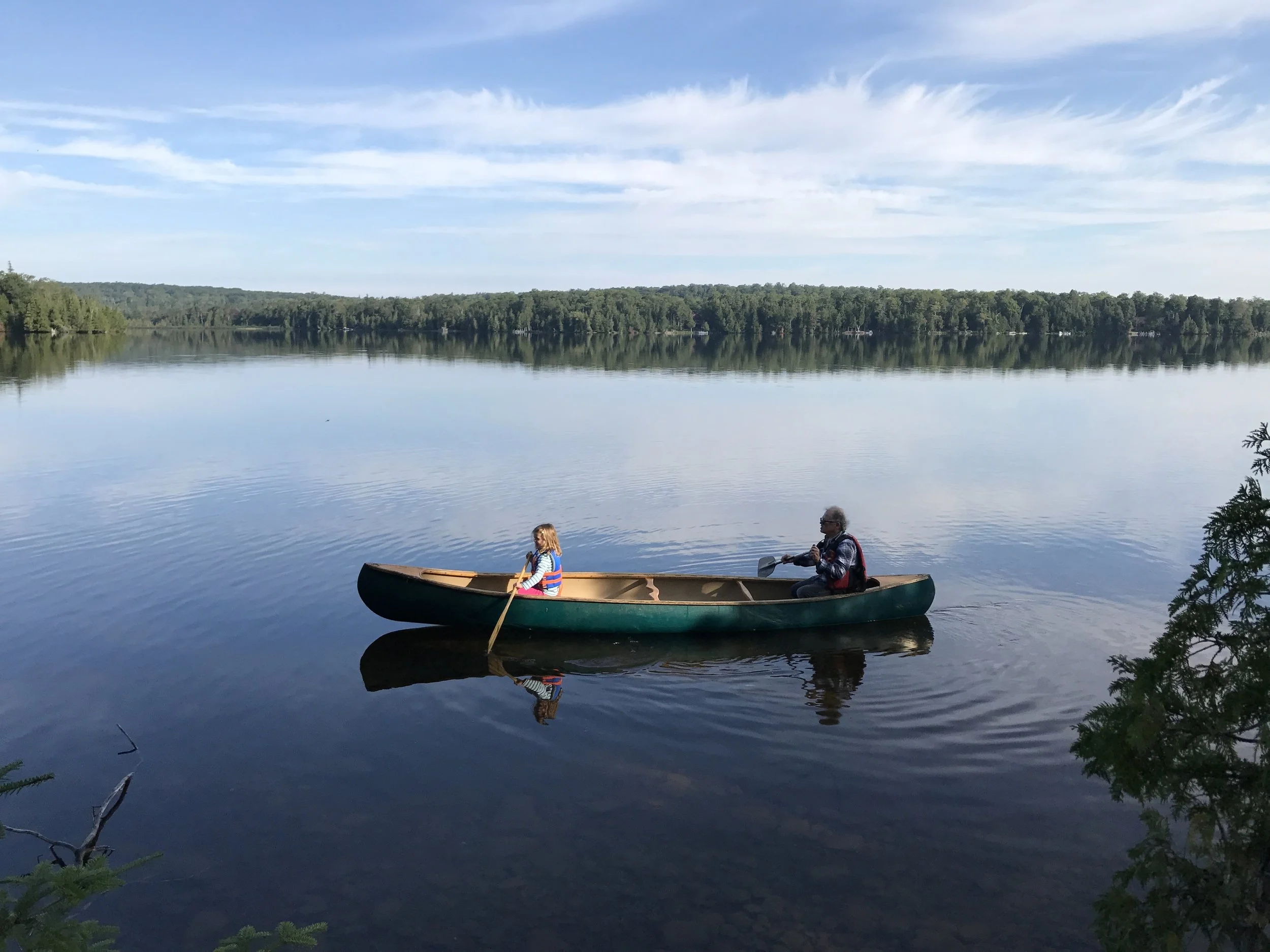 Lake Medora - mirror glass day