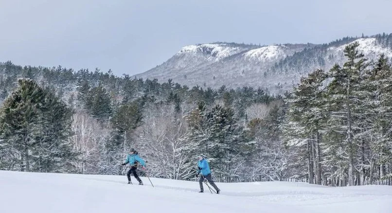 Winter x-skiing in the Keweenaw.