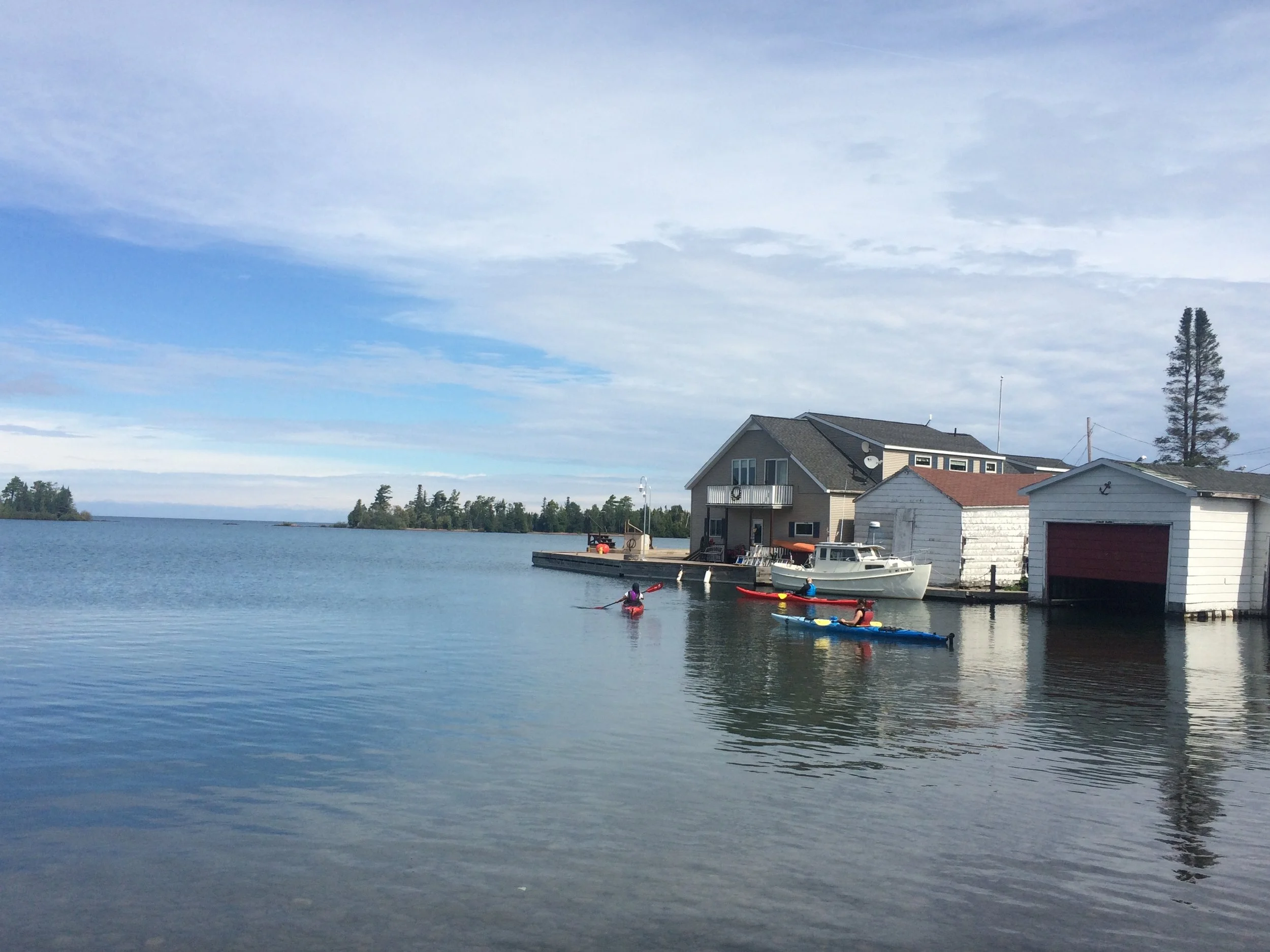 Kayaking in Copper Harbor