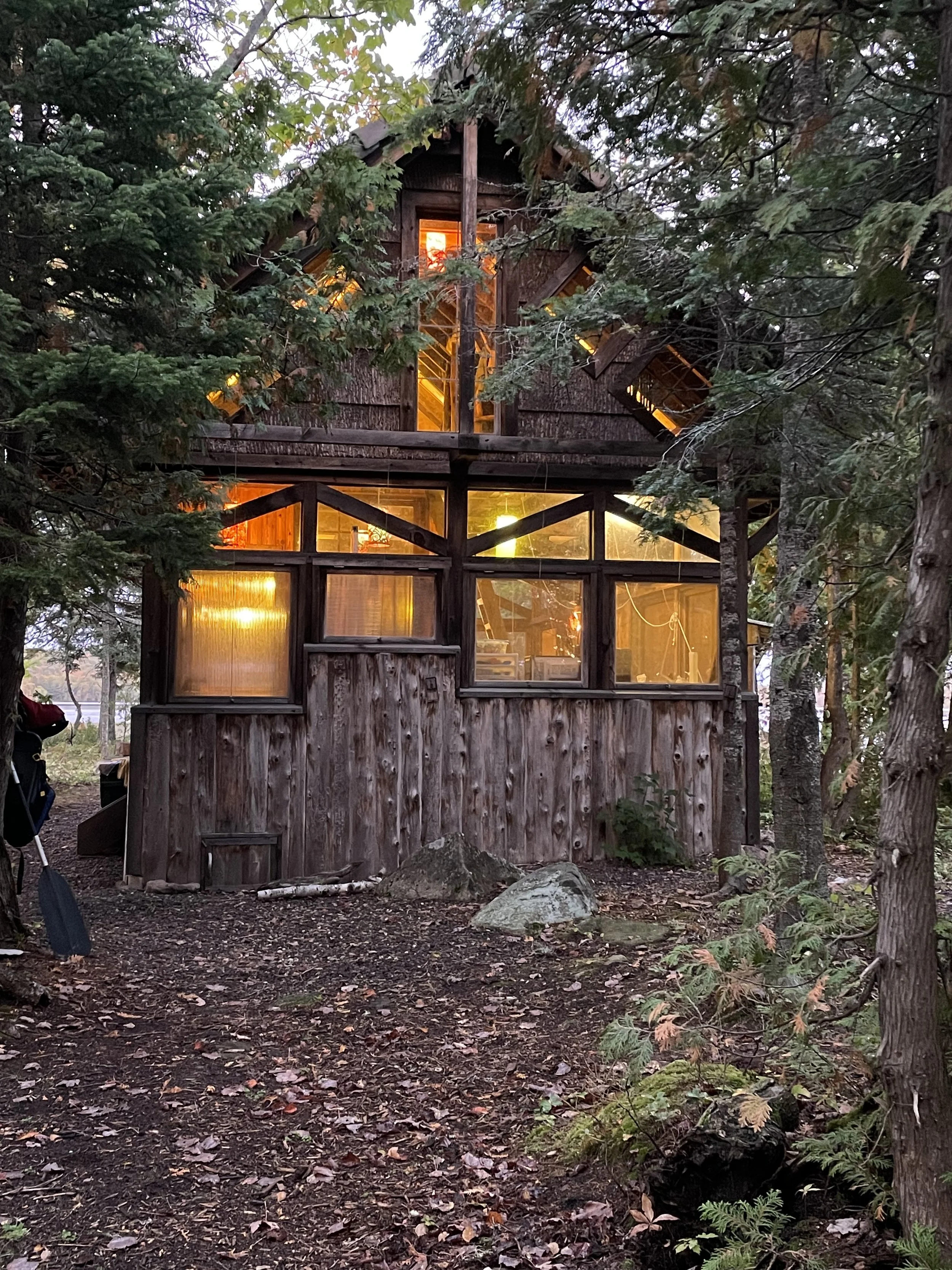 Point House - land side - but even here, you can see the water from each of the windows