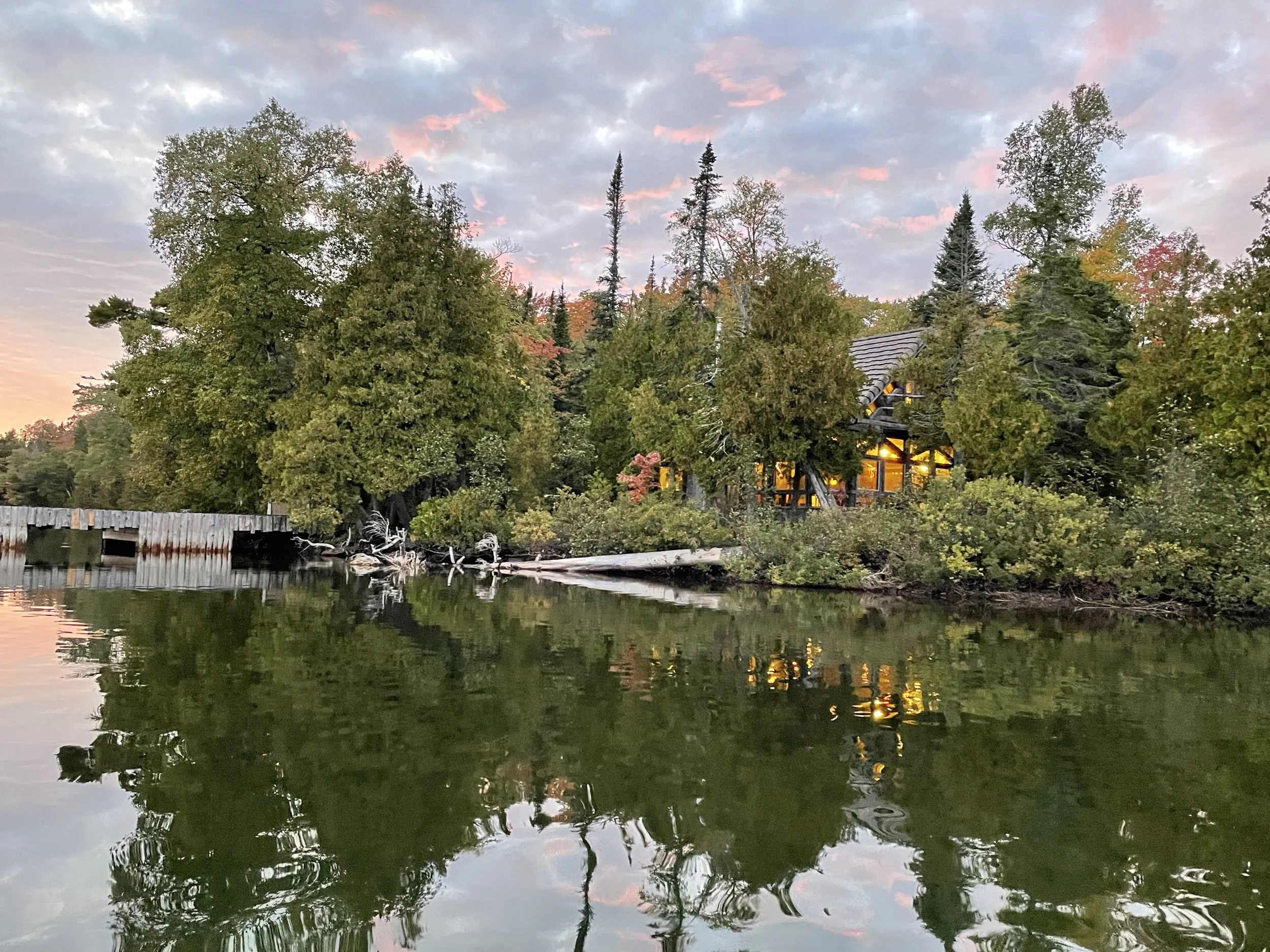 Point House is just feet from the water