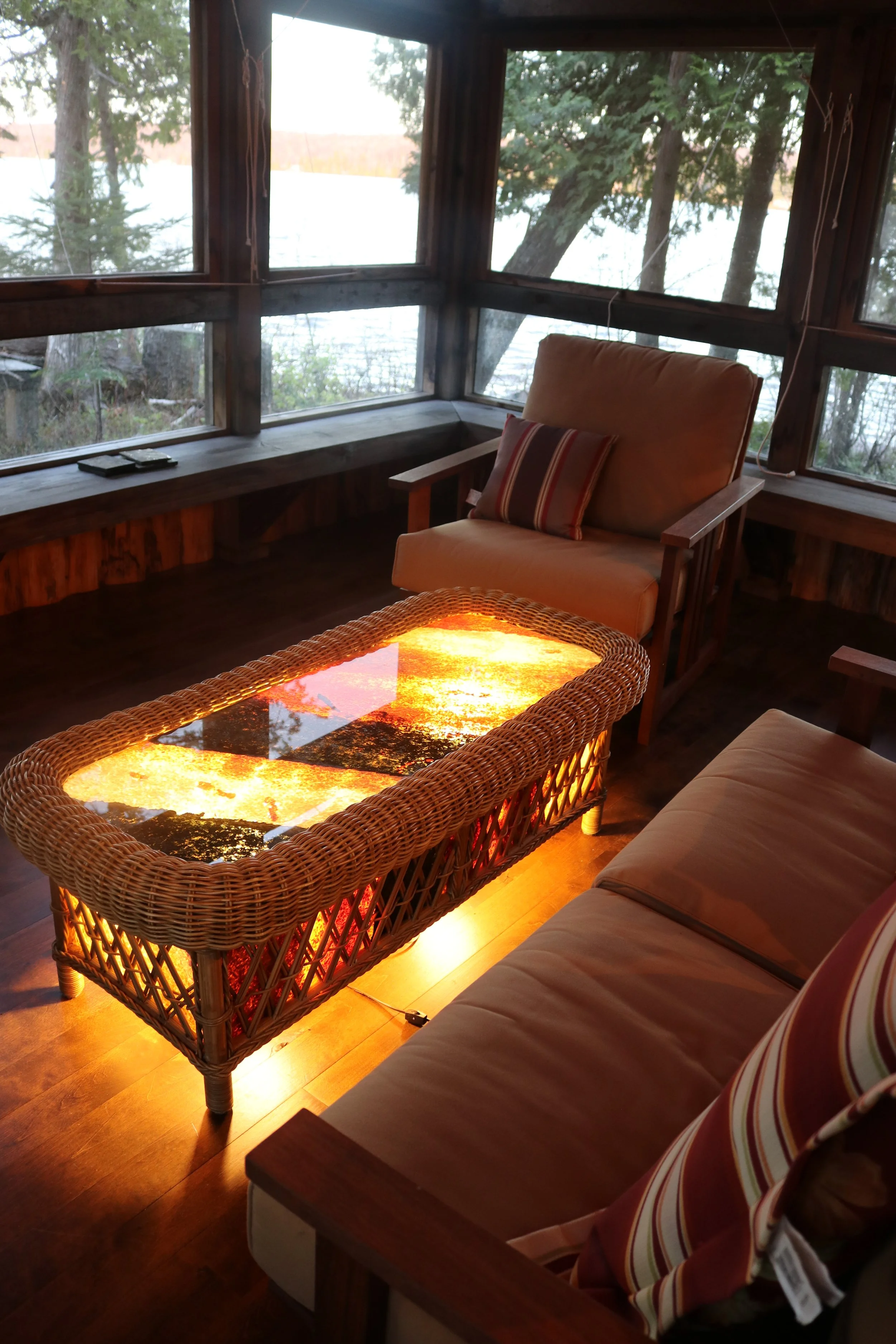 Point House coffee table (curbside find)