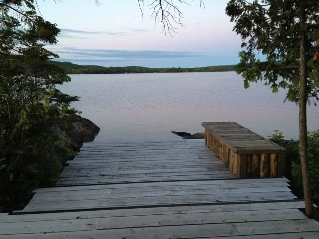 Deck by the rocky point