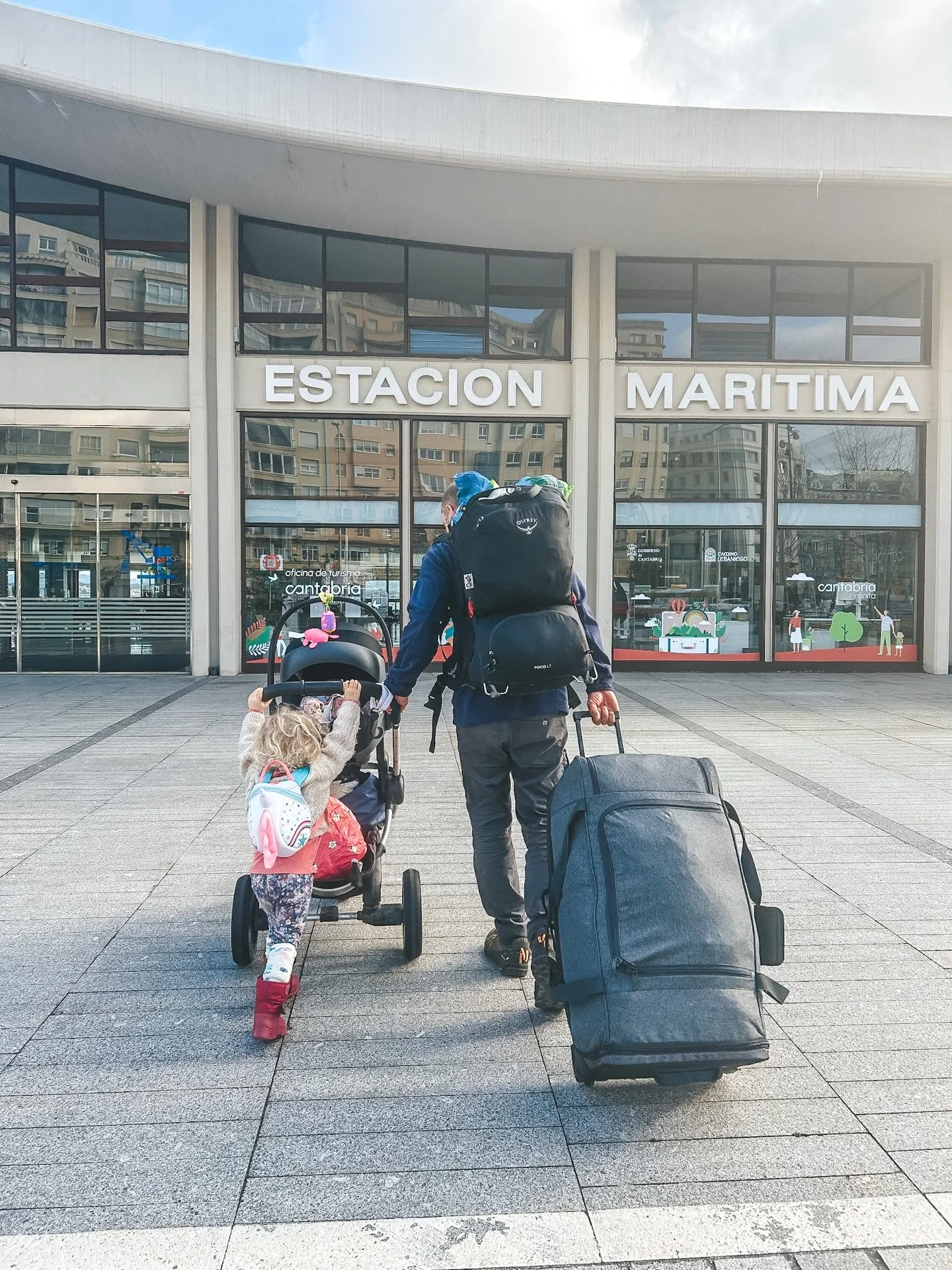 The ferry home&hellip;Santander to Portsmouth. (Scroll to see our whole Euro trip route) We had to switch things up when the van broke down and rebook our journey home as foot passengers - so here&rsquo;s our honest take after nearly 30hrs onboard.

