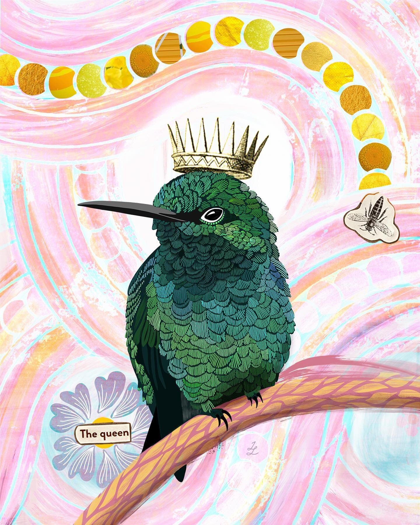 This one&rsquo;s for ALL the amazing women out there - whether you have kids or not! 
This is a Western Emerald hummingbird from South America. Hummingbirds are one of my favorites.
*
If you&rsquo;re in need of a last minute Mother&rsquo;s Day card o