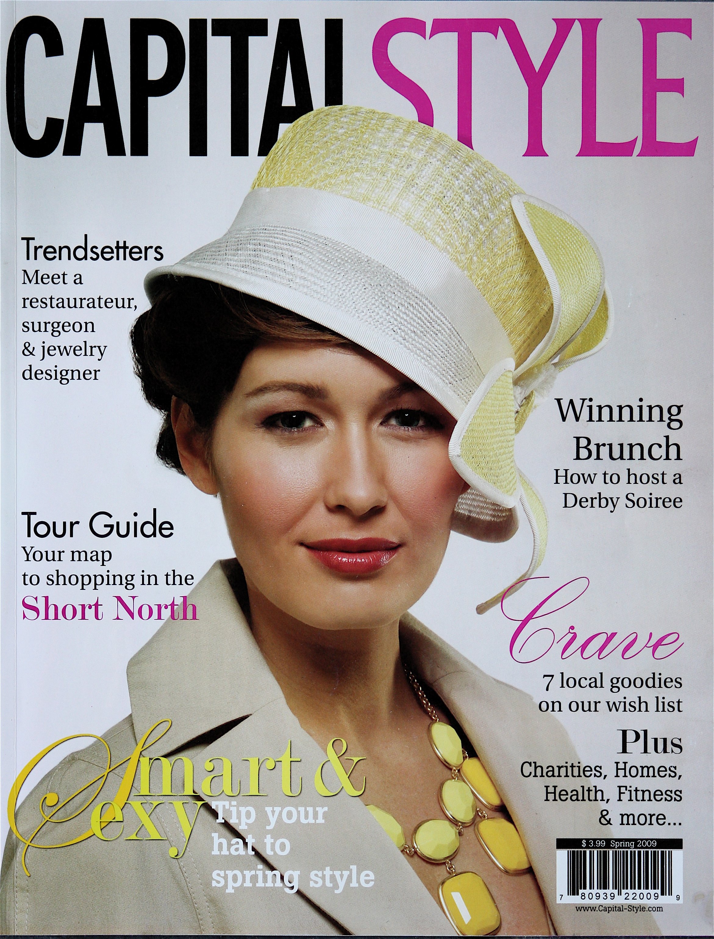 My hats and fascinators featured in Capital Style Magazine
