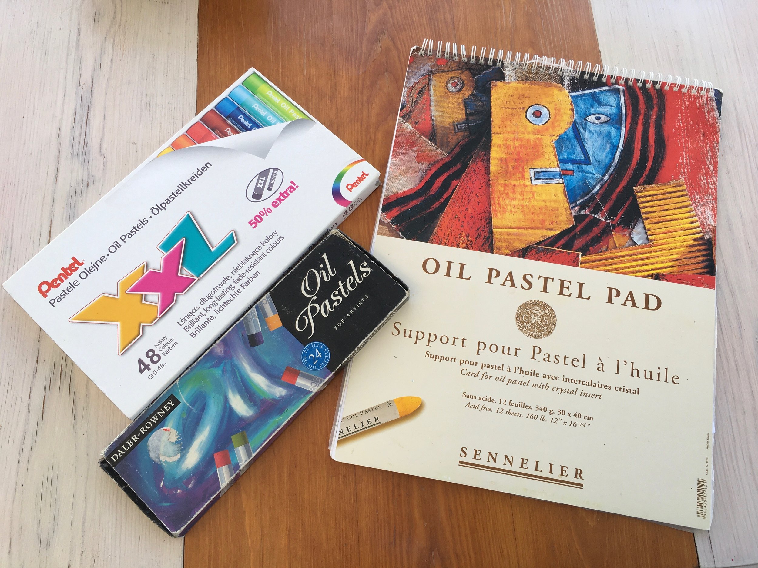 Working with oil pastels — Rebecca Annan