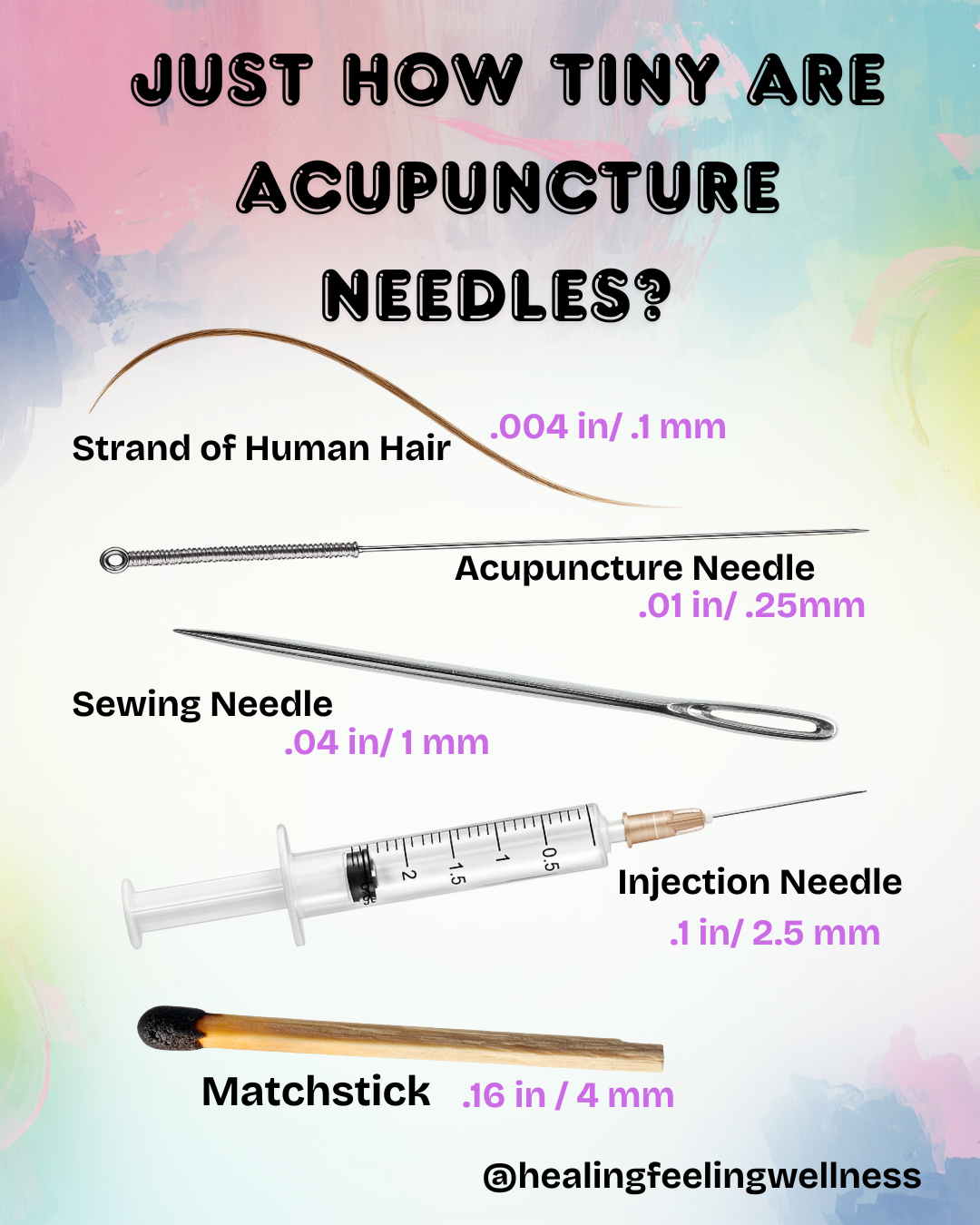 How Big Are Acupuncture Needles? (And Why They’re Not as Scary as You Think)