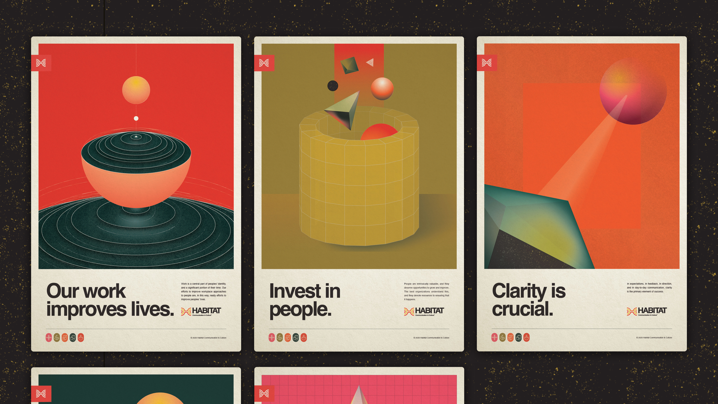 Habitat Core Values Posters