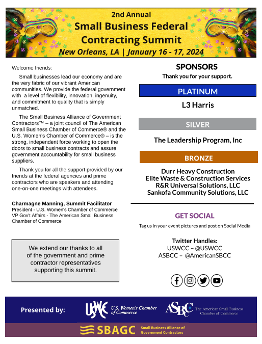 Official Event Program