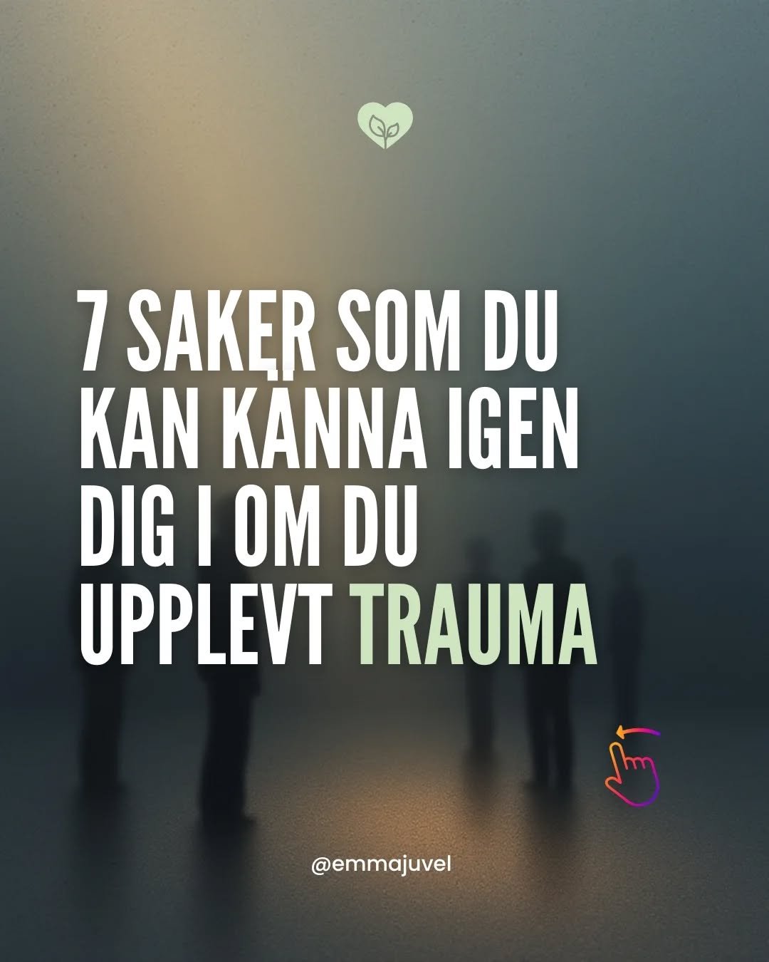 Kom ih&aring;g att du b&auml;r inte skulden f&ouml;r ditt trauma och du &auml;r v&auml;rd att m&aring; bra, genuint bra 💛

V&auml;lkommen att boka en session s&aring; hj&auml;lper jag dig att b&ouml;rja l&auml;ka, ett steg i taget i din egen takt 🌿