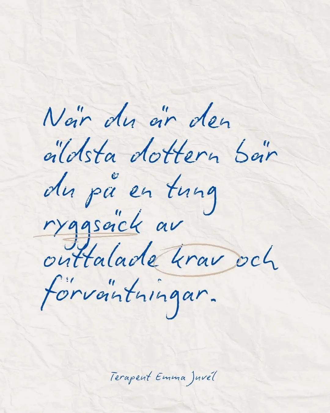 Du ska inte beh&ouml;va k&auml;nna att hela v&auml;rlden vilar p&aring; dina axlar, bara bita ihop och &ouml;verleva. Du &auml;r v&auml;rd att f&aring; k&auml;nna gl&auml;dje och ro i ditt liv 🤍

En dag i taget, ett steg i taget 🌻

Med v&auml;rme, 