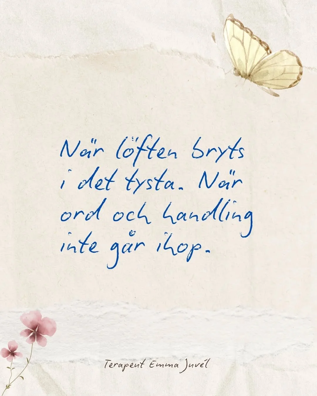 Om du k&auml;nner igen dig s&aring; vill jag att du ska veta att det inte &auml;r n&aring;got fel p&aring; dig. Du &auml;r inte trasig eller ett problem som ska 'fixas'. Du har bara l&auml;rt dig att n&auml;rhet kan s&aring;ra.

Men det g&aring;r att