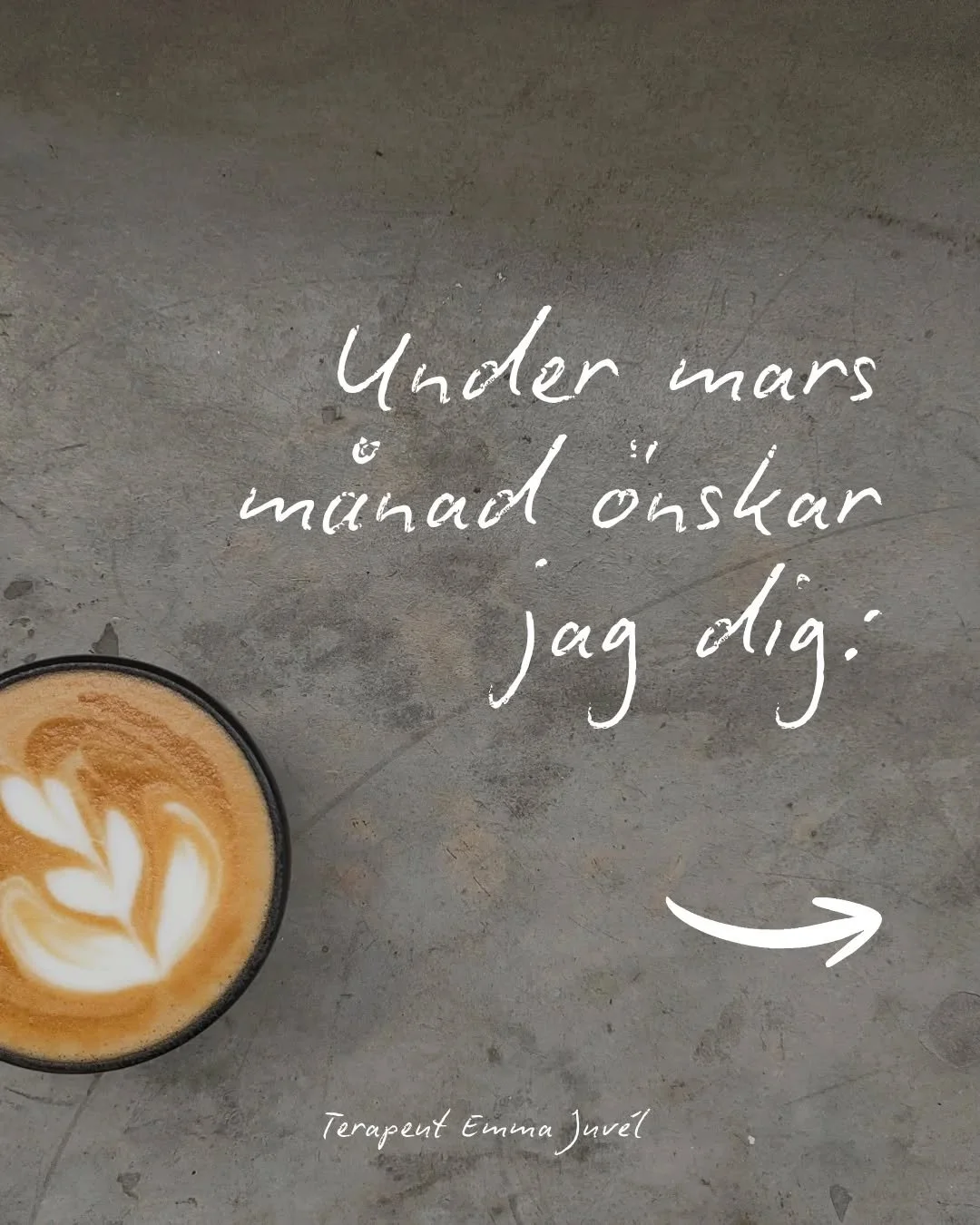 F&ouml;r du har burit p&aring; s&aring; mycket som &auml;r tungt, alldeles f&ouml;r l&auml;nge, och kanske &auml;r det nu dags f&ouml;r n&aring;gonting annat.

Att varsamt b&ouml;rja gl&auml;nta p&aring; d&ouml;rren till gl&auml;dje, l&auml;tthet  oc