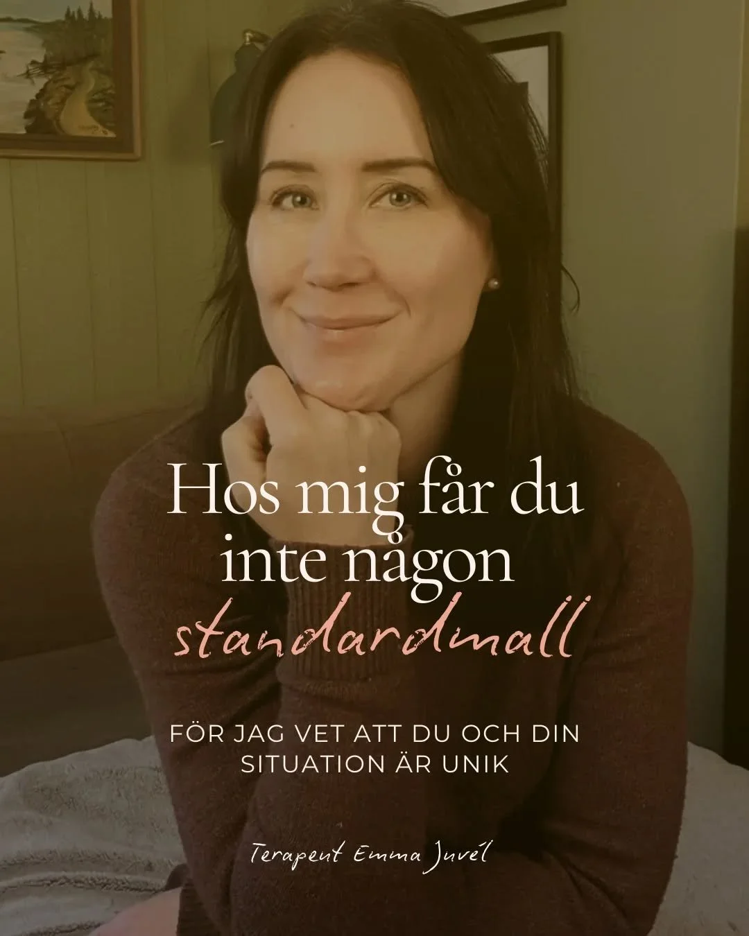 Det finns gott om fina tips, generella r&aring;d och peppiga p&aring;minnelser, men problemet &auml;r att de inte &auml;r anpassade f&ouml;r DIG. De &auml;r generella. De k&auml;nns bra i stunden, men f&ouml;r&auml;ndrar ingenting p&aring; djupet. 

