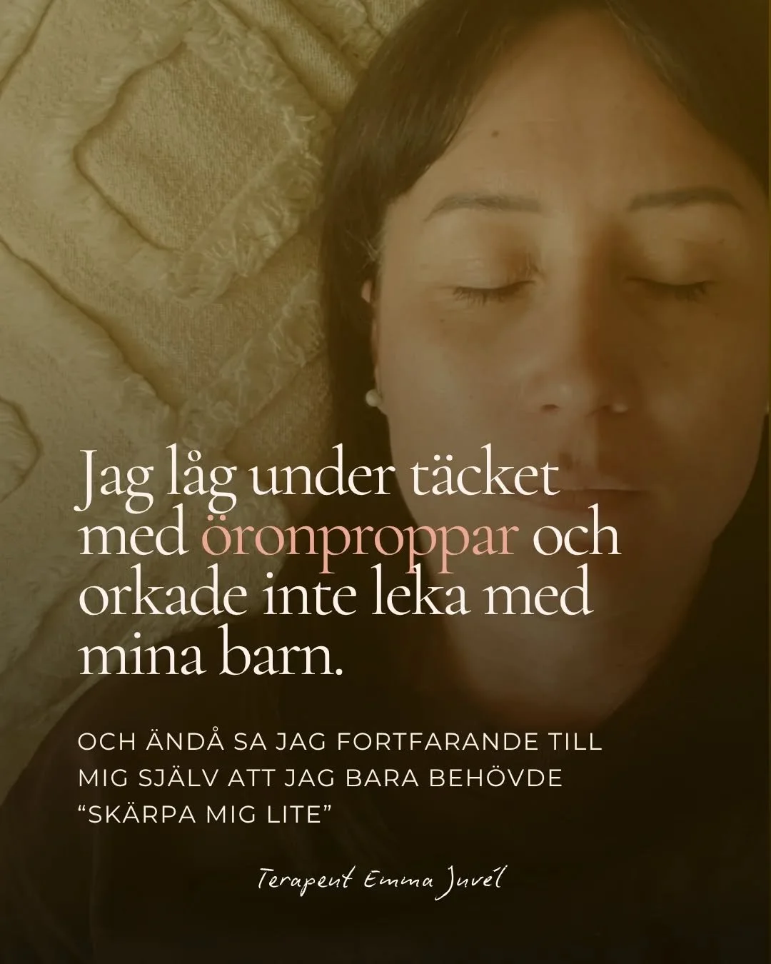 Om du l&auml;ser det h&auml;r och k&auml;nner igen dig, s&aring; vill jag s&auml;ga till den delen av dig som tvivlar p&aring; att det g&aring;r att l&auml;ka: 

Det &auml;r m&ouml;jligt. Dina m&ouml;nster, rollerna och trauman &auml;r inte sanningen