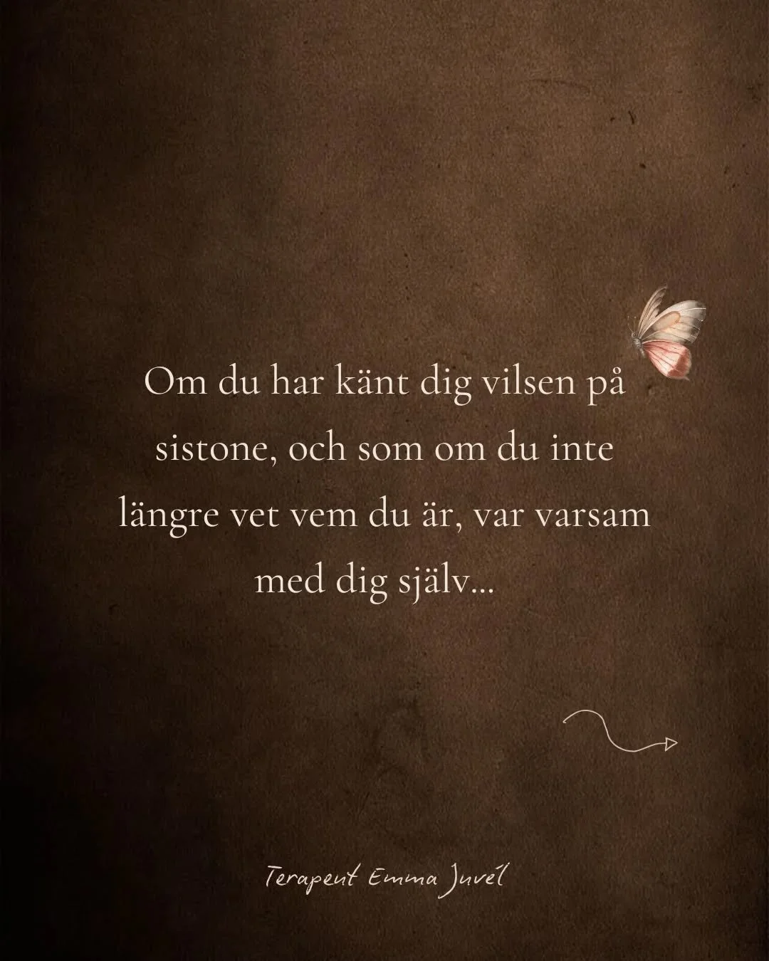 En p&aring;minnelse till dig som beh&ouml;ver den idag 🌷 L&auml;mna ett ❤ om orden landade hos dig. 

Tillsammans l&auml;ker vi - en dag i taget, ett varsamt steg i taget. 

Med v&auml;rme, Emma