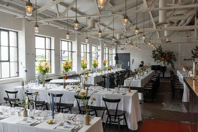 Our love letter to Bistrotheque.

It is always exciting to get to fill Bistrotheque with colour, wiggles &amp; showstopping urns on that iconic piano. 

The light, the windows, the blank canvas to transform with colour for your special day. We can&rs