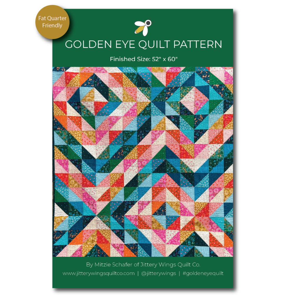 Golden Eye Quilt Pattern - PFD Download