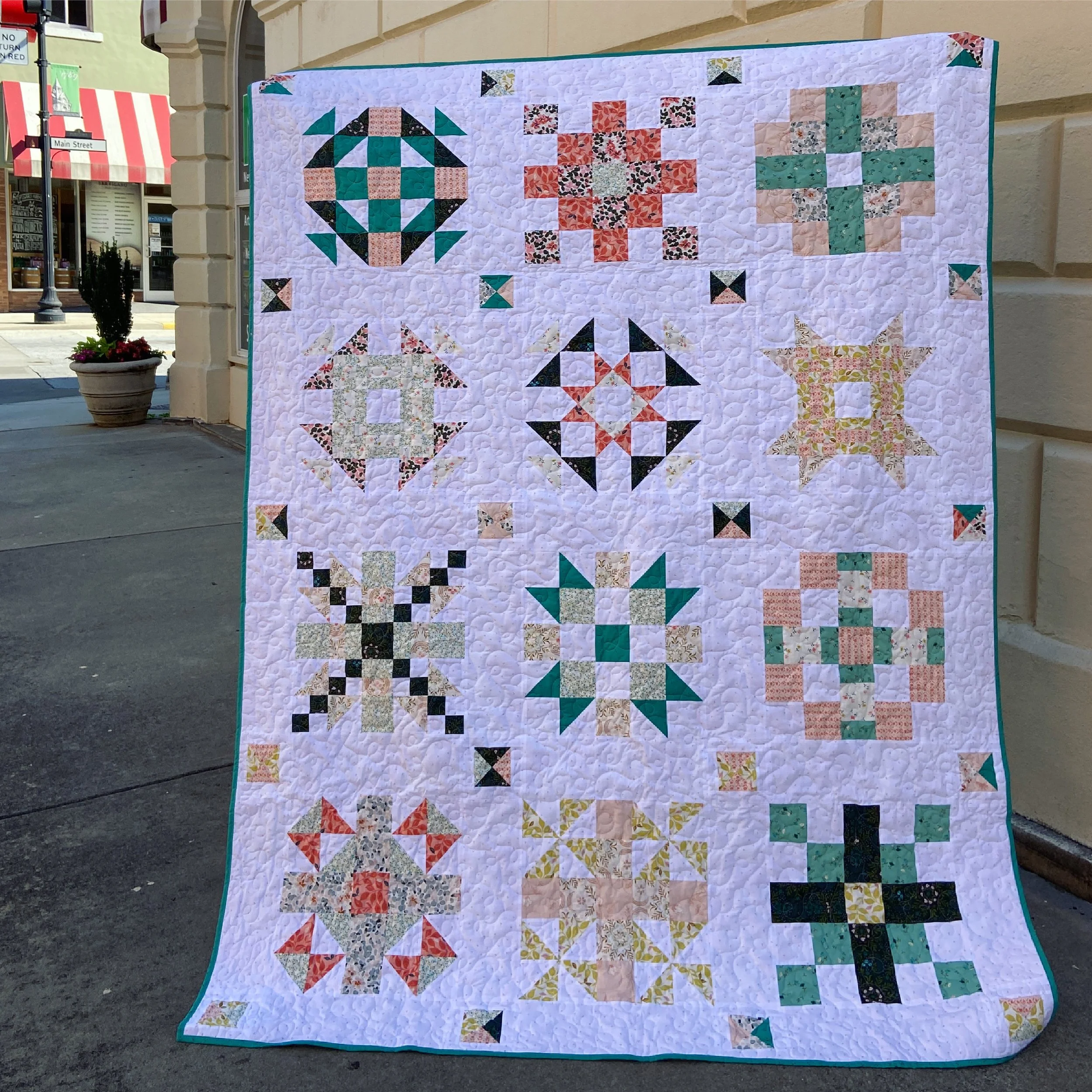 Crooked Christmas Tree Mini Quilt Pattern PDF Download — Jittery