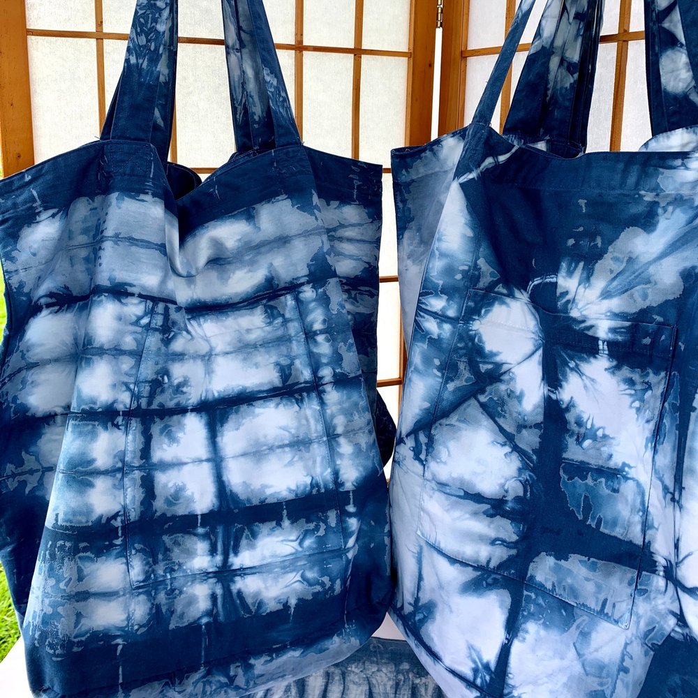 Cotton Tote Bag — Shibori Workshops