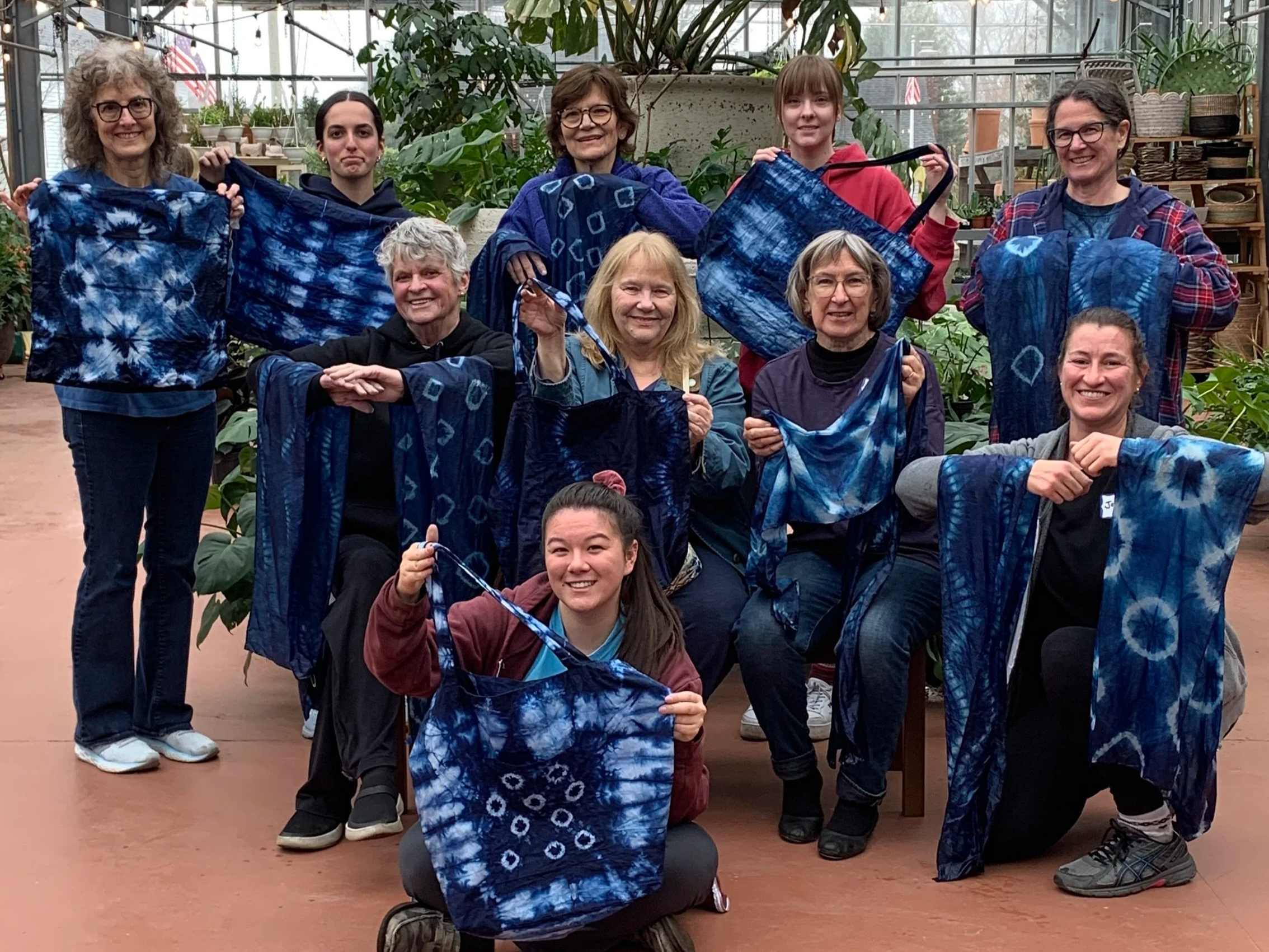 Shibori Dyeing Workshop @Sew Leana