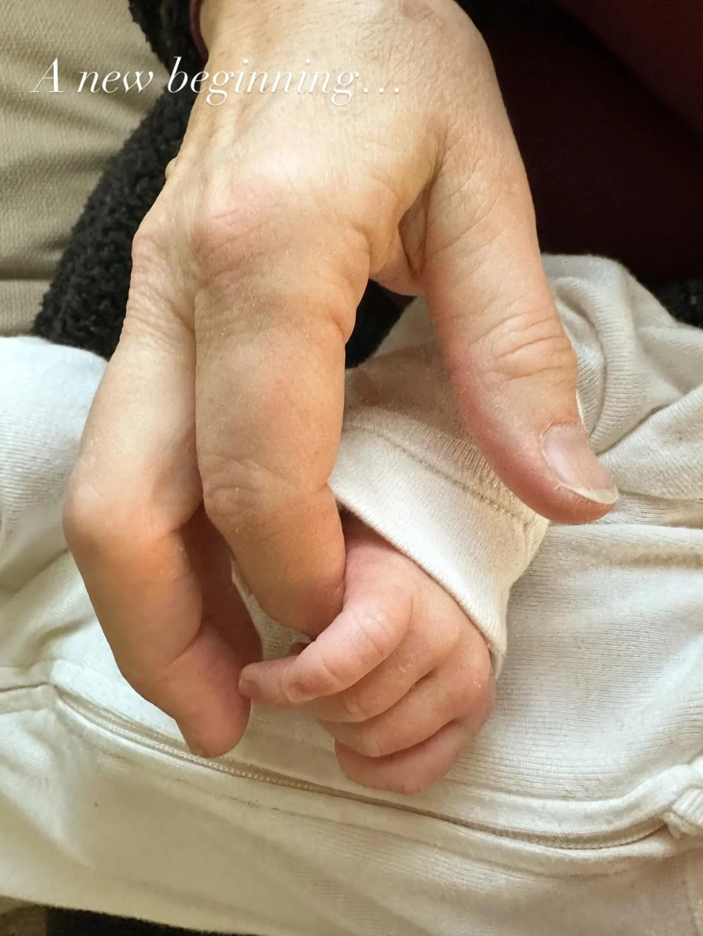 And so another generation begins&hellip;our first grandchild was born (just before my birthday!) in November.  We are bursting with love and all the feels, as they say!  Grateful and proud of these young parents and excited to see how this precious l