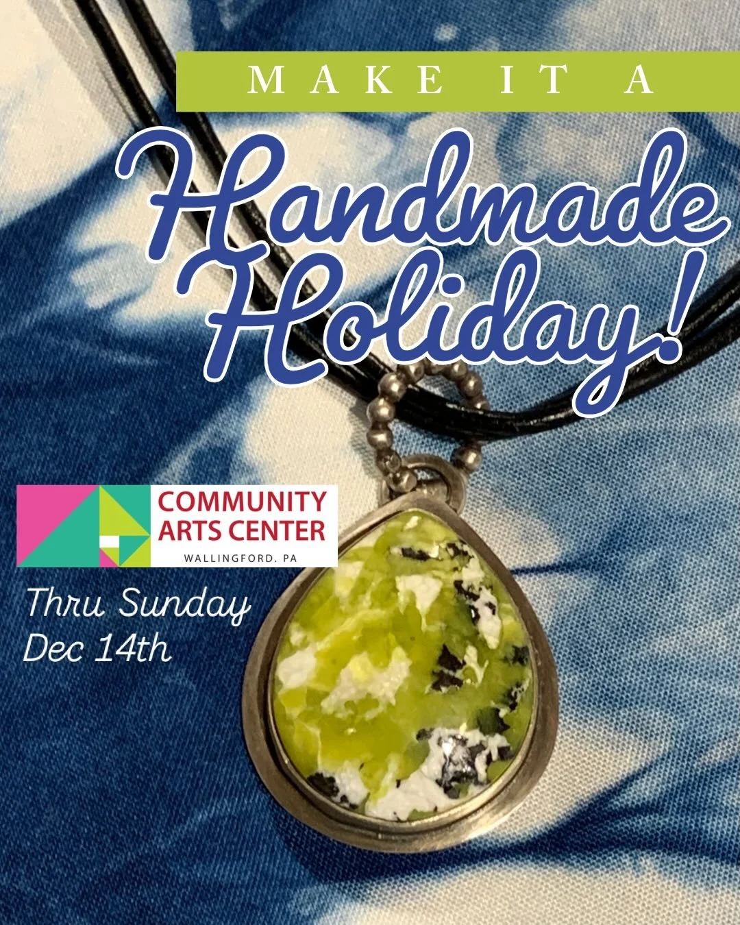 Last 3 days to shop! Support the arts and find unique artisan made gifts for everyone on your list.
 @wallingfordcac #wallingfordcac #handmade #artisancrafts #shiboristyle #sterlingsilverjewellery