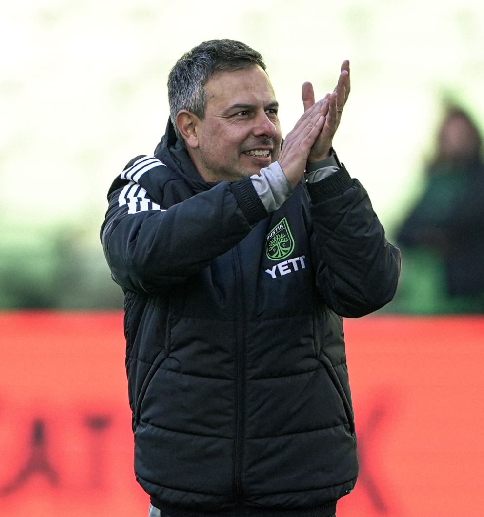 Austin FC head coach Nico Estevez (Aaron Caldwell)