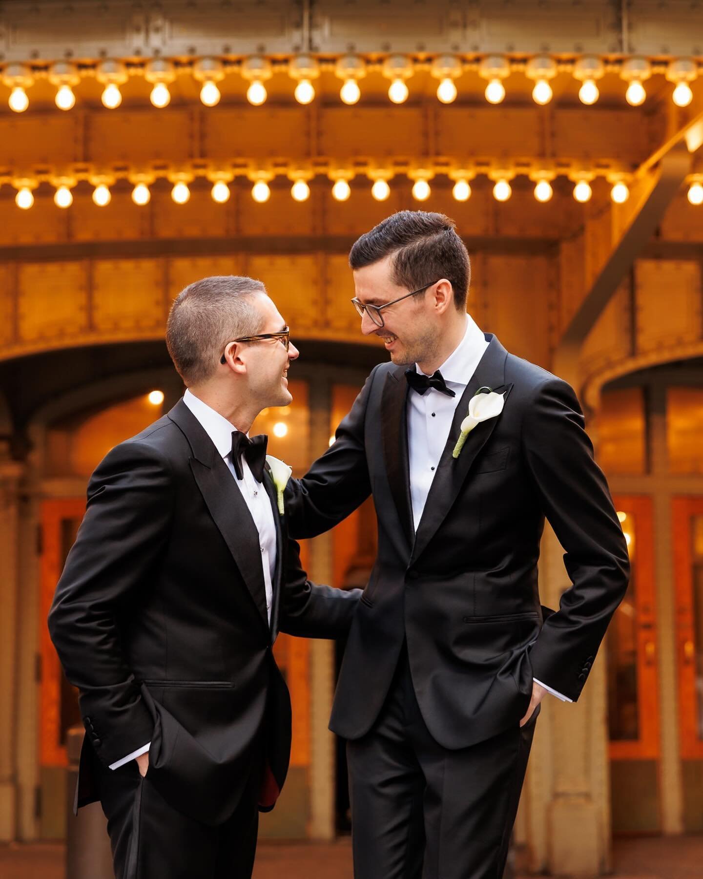 Matt and Scott found a way to combine a black tie wedding with a totally chill, cheeky, fun vibe. These two are the sweetest and it brought me so much joy to share in all of the moments with them&mdash;from the prep room where they got ready with all