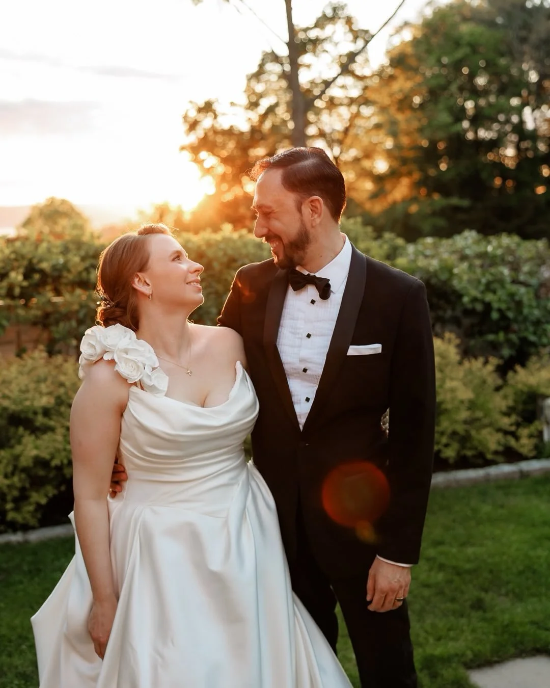 A few years ago Caitlin and David both separately took a risk and moved from the cities they were living in to a small town so they could each be closer to their friends. That decision led to their meeting and their subsequent life together in small 