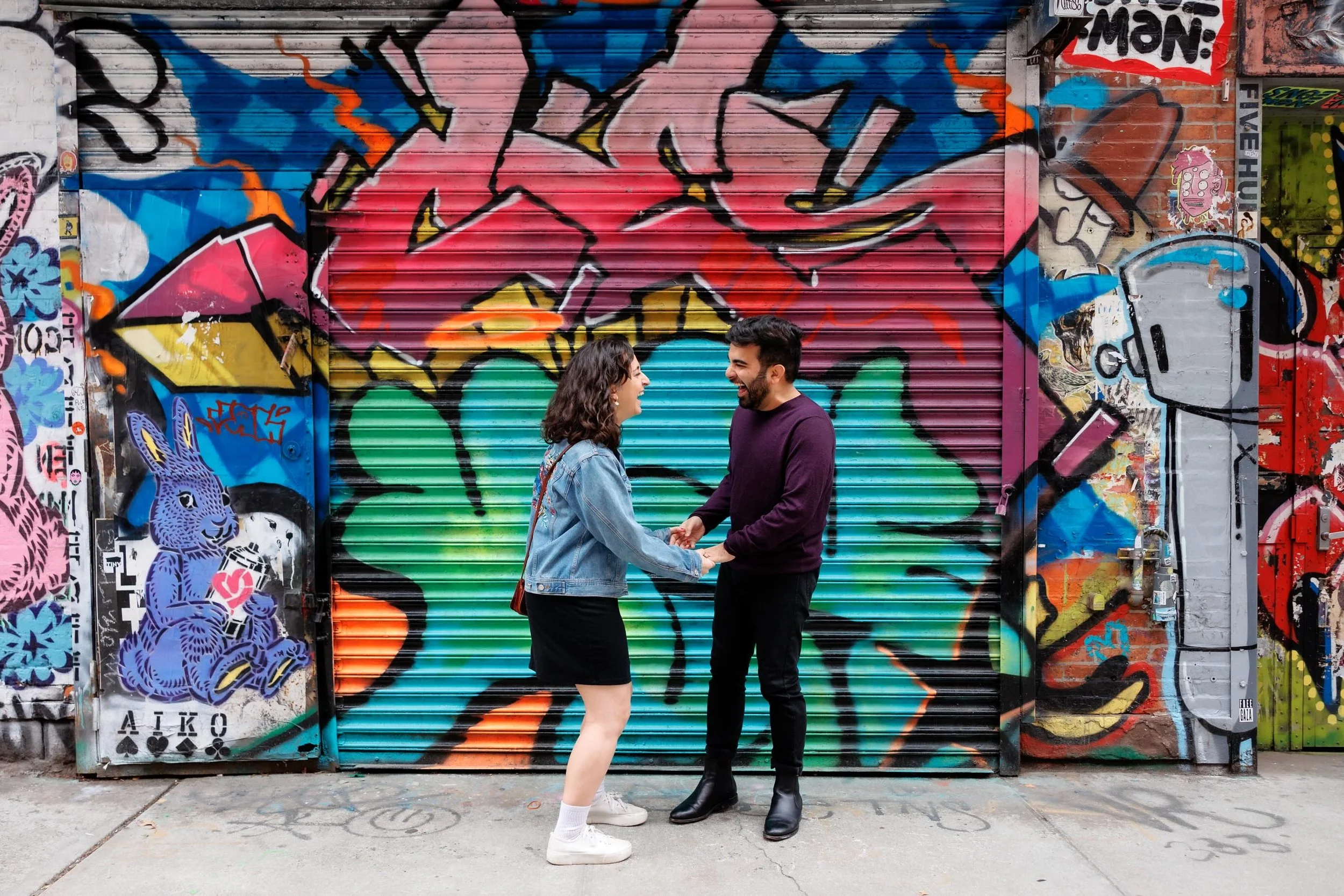 A simple engagement session wandering around Chelsea. I met up with Julianne and Zayne to have a drink and talk wedding details, and then we wandered around their neighborhood together talking theater and laughing a lot. 
#nycengagementphotographer #