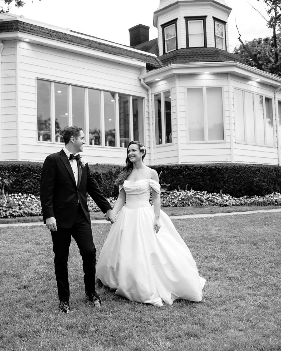 Sea Cliff Manor held a special place in Christine&rsquo;s family: her parents were the first couple to get married there in the 1980s. And Christine and Kevin held a special place for me: I had already photographed the weddings of two of Catherine&rs