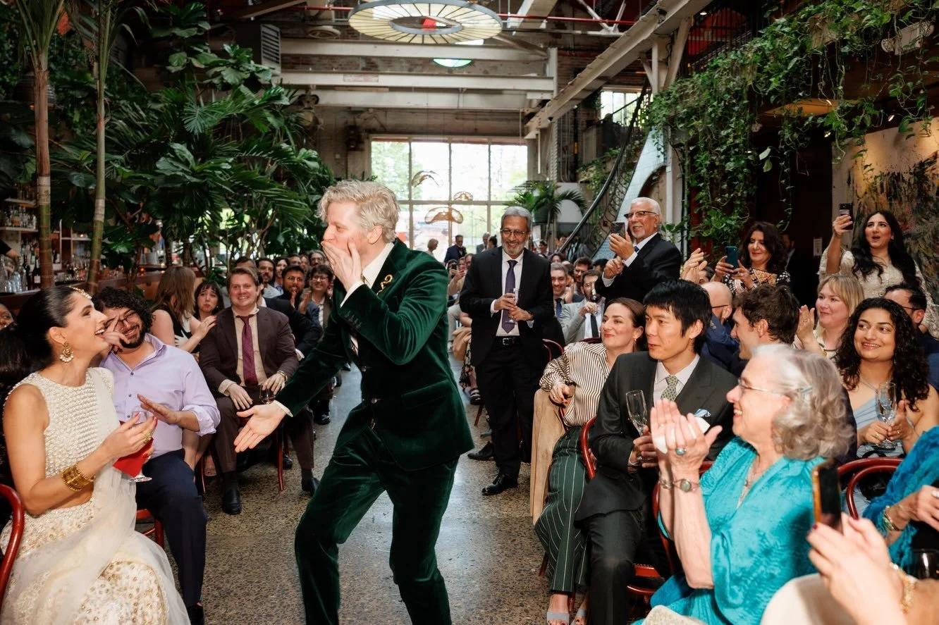 Henry opted for an epic entrance down the aisle at Fandi Mata with cheers, dancing, hugs and kisses. I&rsquo;m always team #makeityourown. 

#fandimata #nycweddingphotographer #brooklynweddingphotographer #brooklynwedding